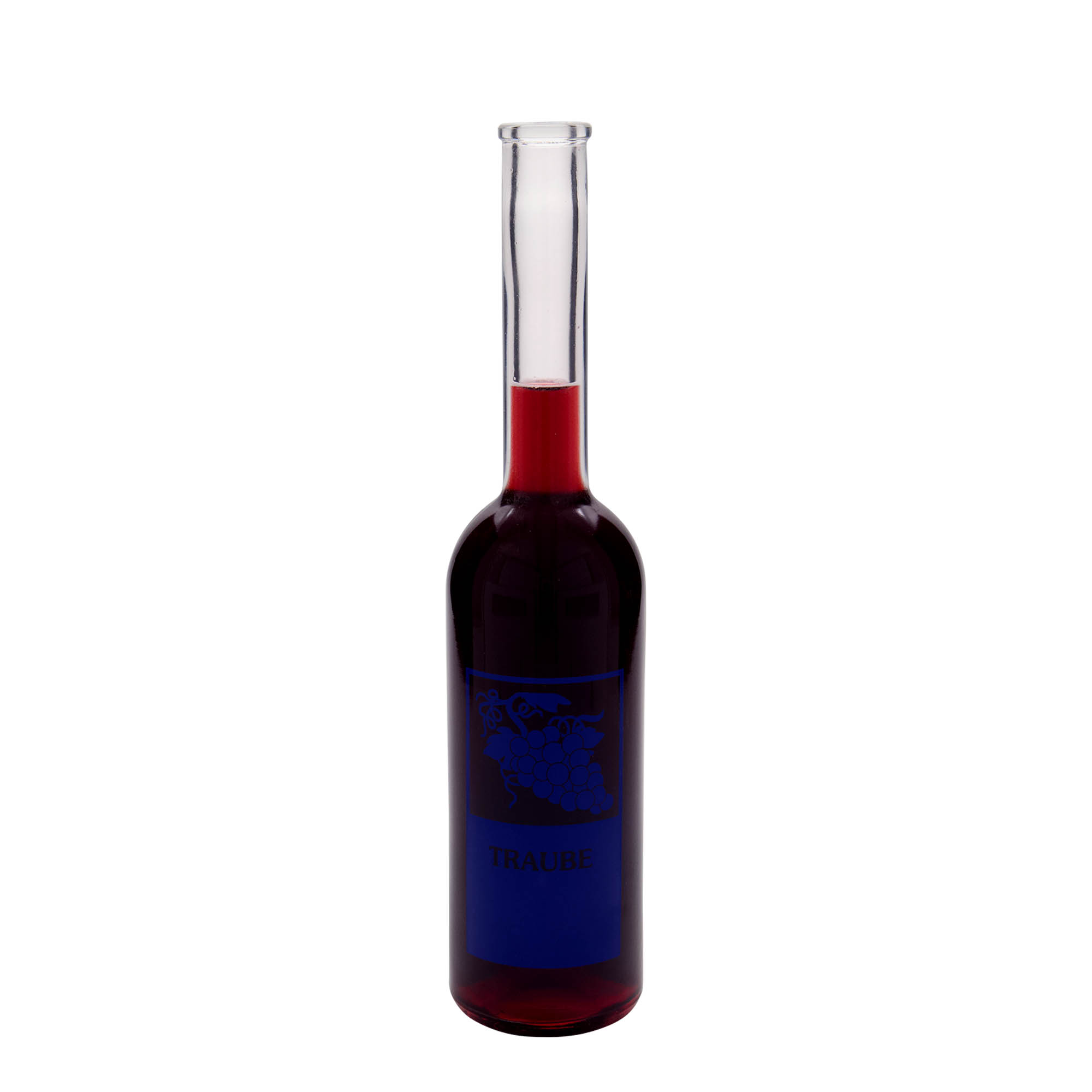 500 ml butelka szklana 'Opera', motyw: winogrono, szyjka: korek 500 ml butelka szklana 'Opera', motyw: winogrono, szyjka: korek
