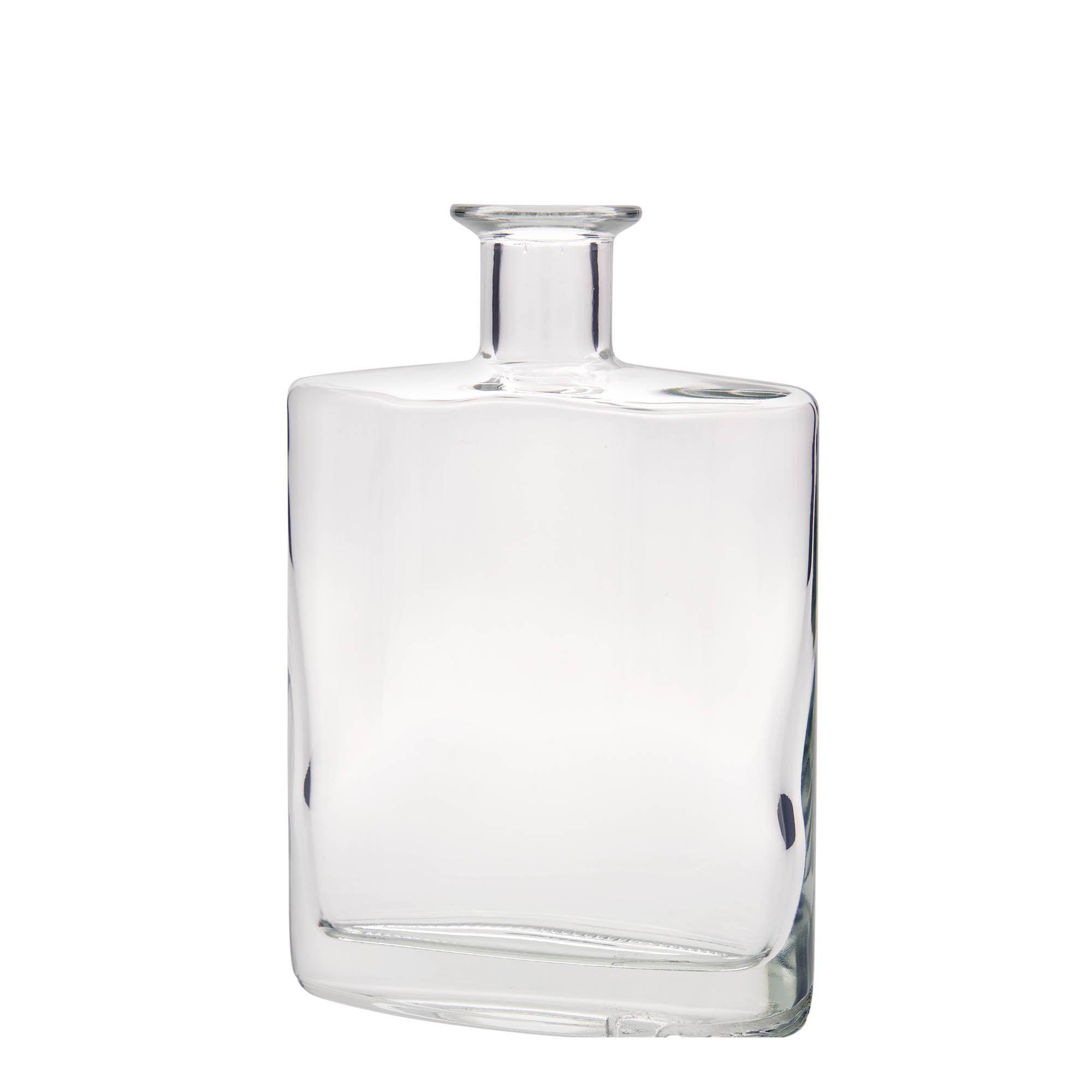 700 ml butelka szklana „Zorbas”, owalna, otwór: korek 700 ml butelka szklana „Zorbas”, owalna, otwór: korek