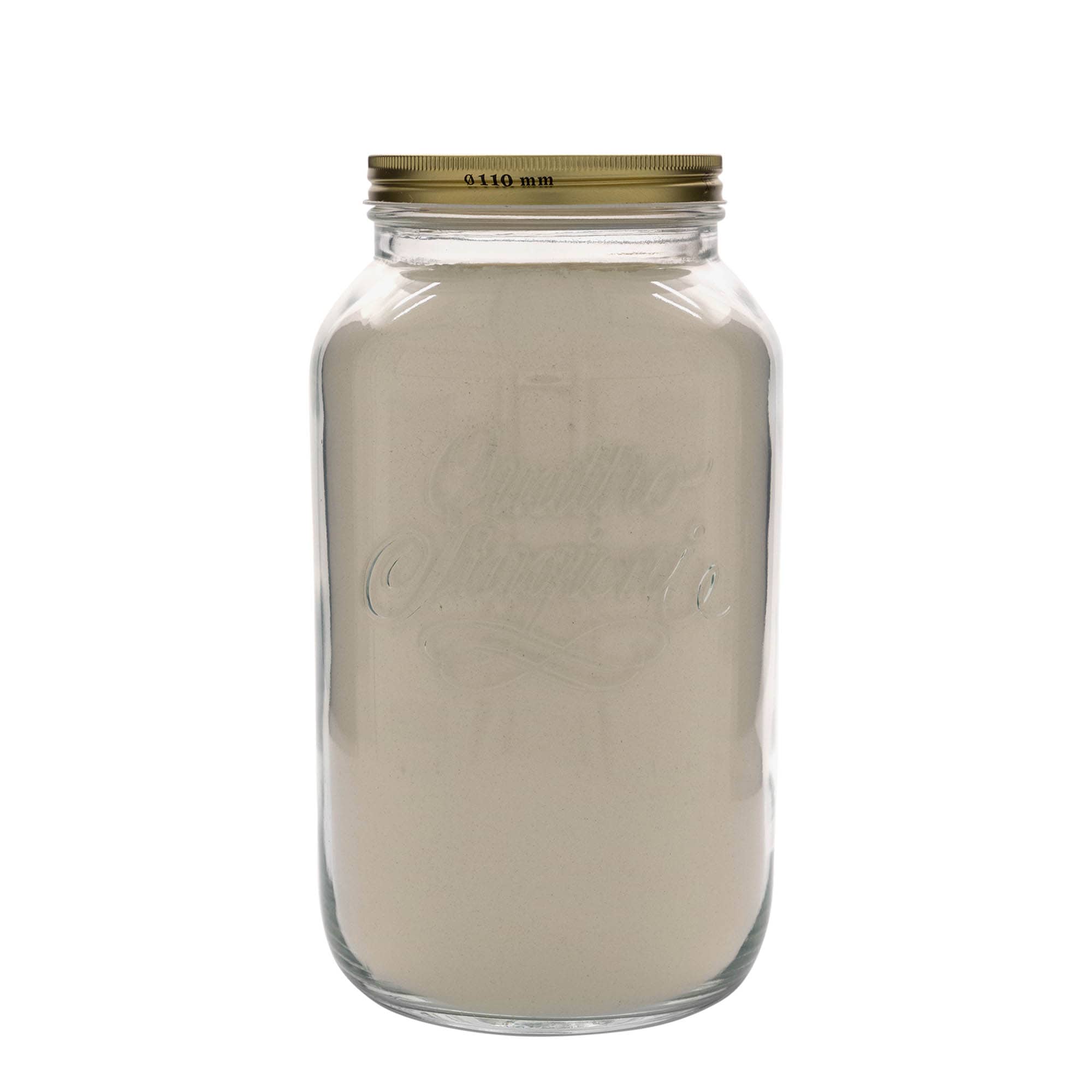 3.800 ml słoik szklany 'Quattro Stagioni', otwór: zakrętka 3.800 ml słoik szklany 'Quattro Stagioni', otwór: zakrętka