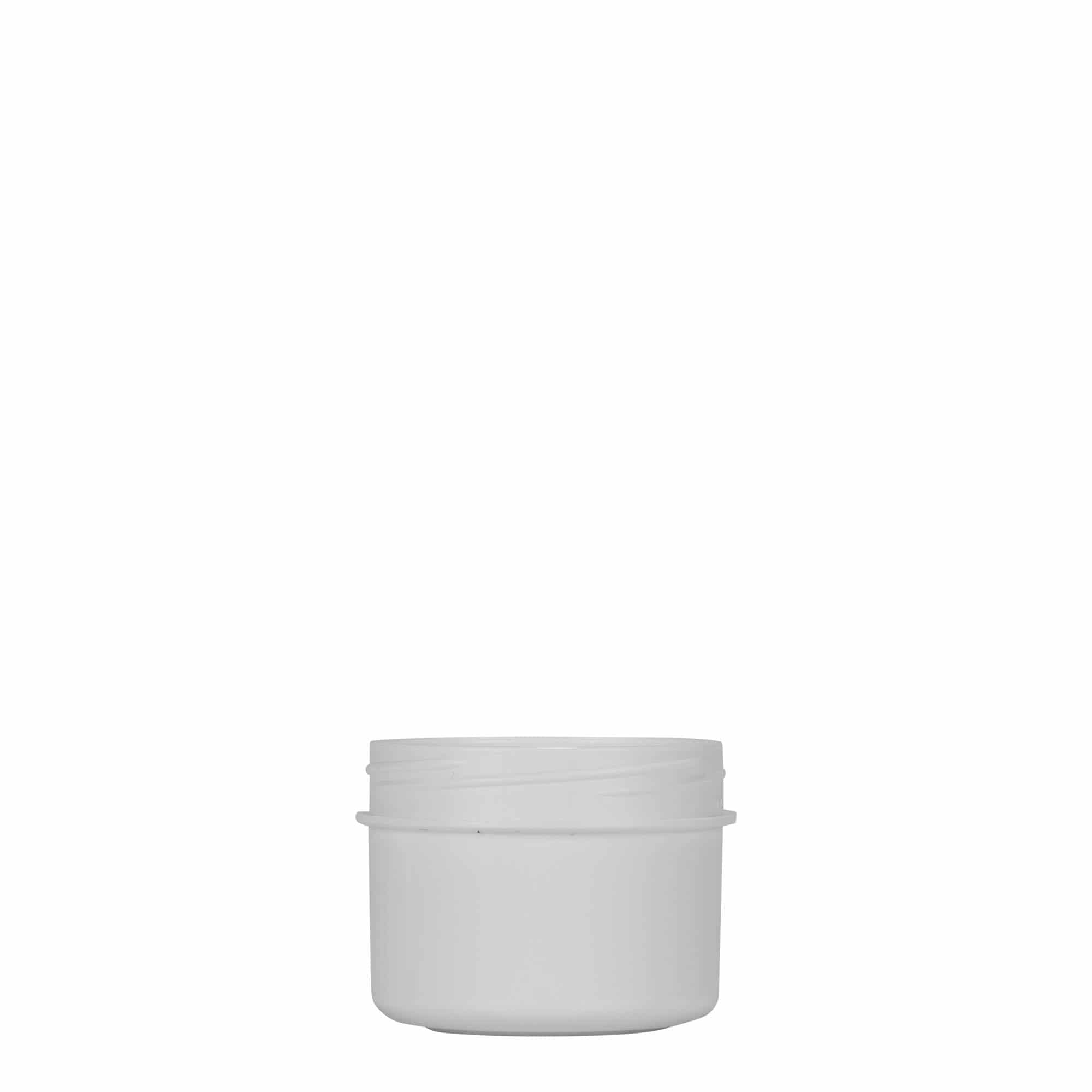 35 ml słoiczek z tworzywa sztucznego 'White Line', PP, kolor biały, zamknięcie: zakrętka 35 ml słoiczek z tworzywa sztucznego 'White Line', PP, kolor biały, zamknięcie: zakrętka