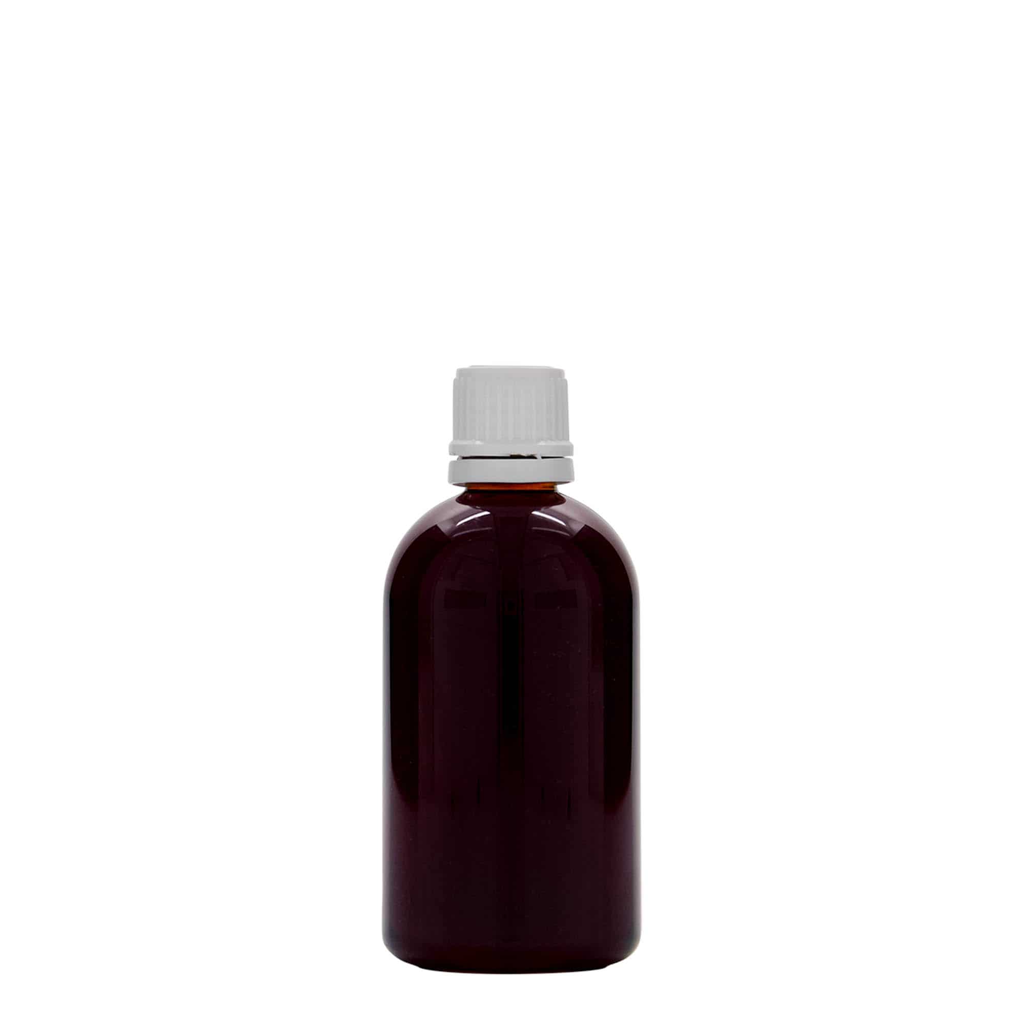 100 ml butelka medyczna PET „Easy Living”, tworzywo sztuczne, szyjka: DIN 18