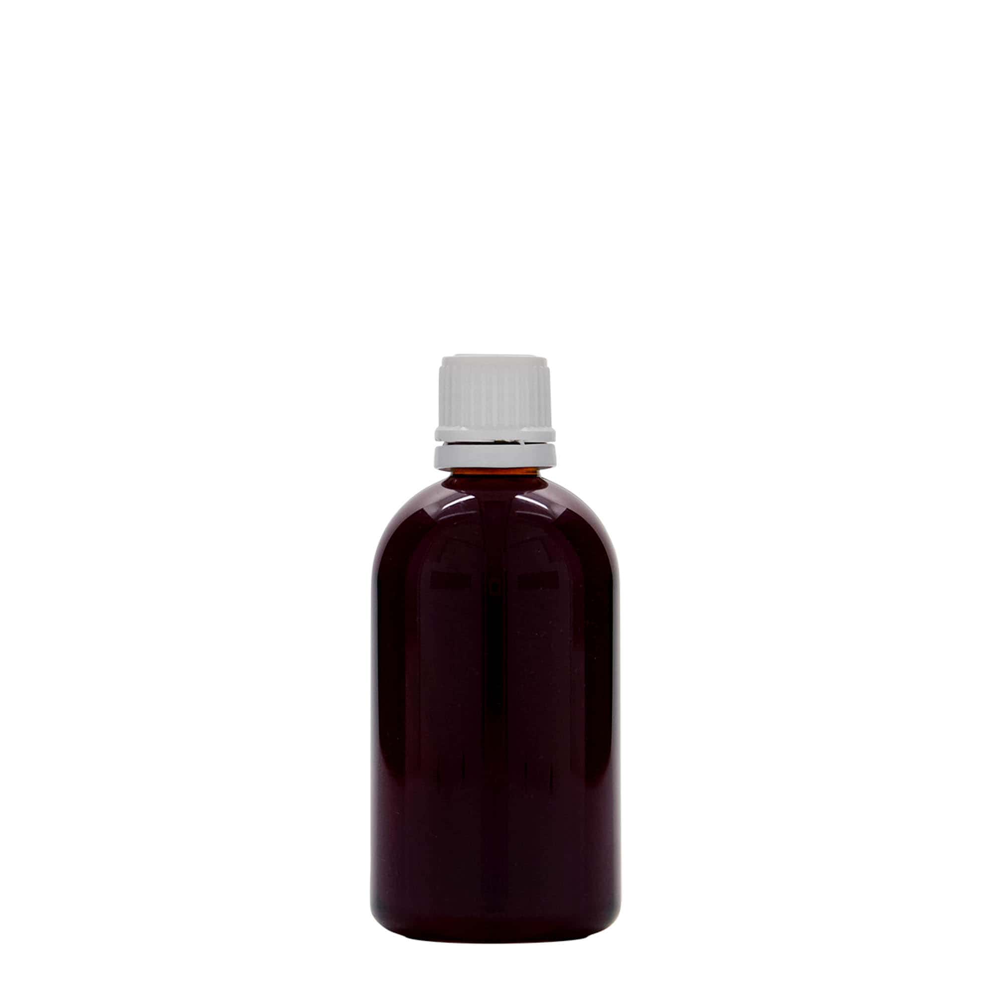 100 ml butelka medyczna PET „Easy Living”, tworzywo sztuczne, szyjka: DIN 18