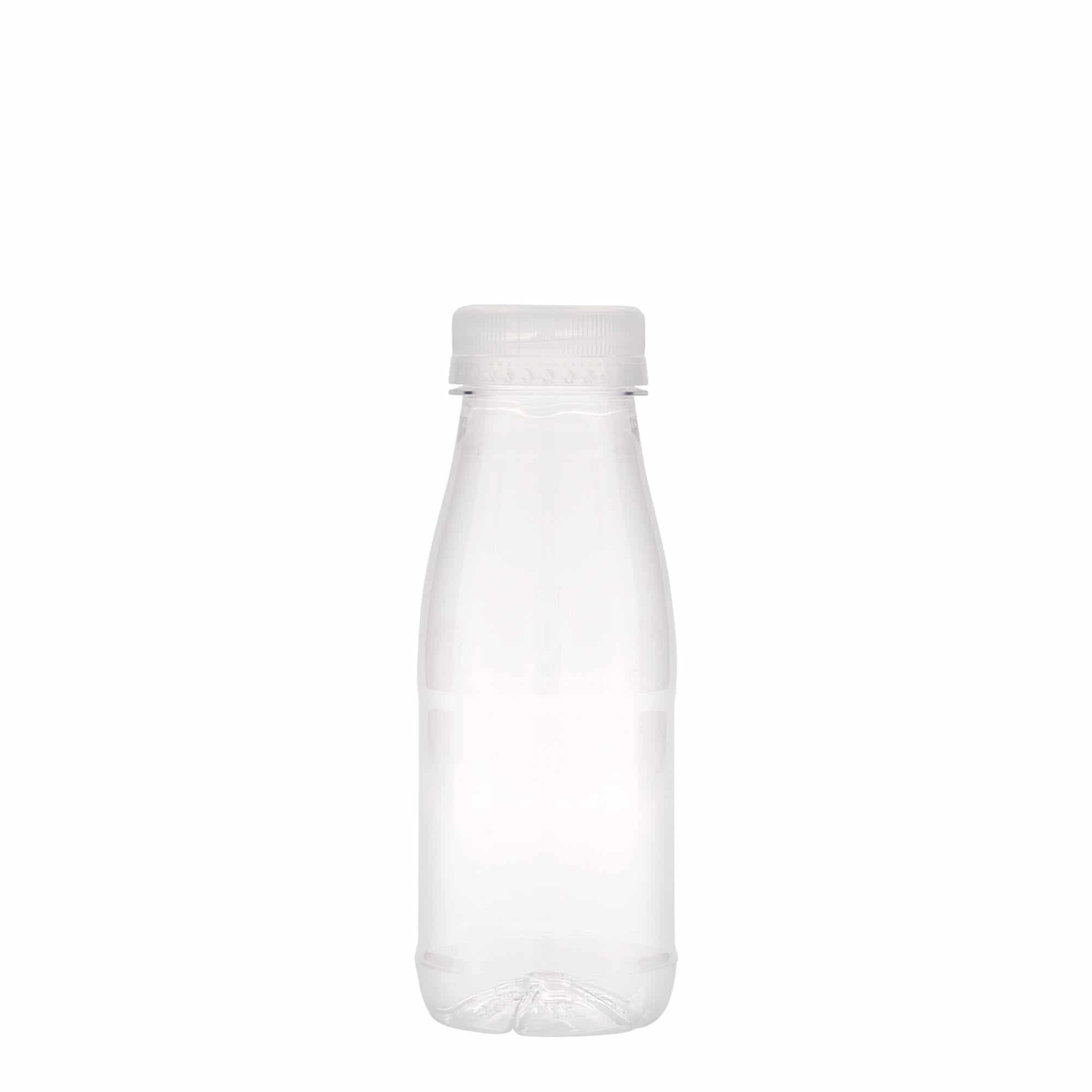 250 ml butelka PET 'Milk and Juice', tworzywo sztuczne, zamknięcie: 38 mm