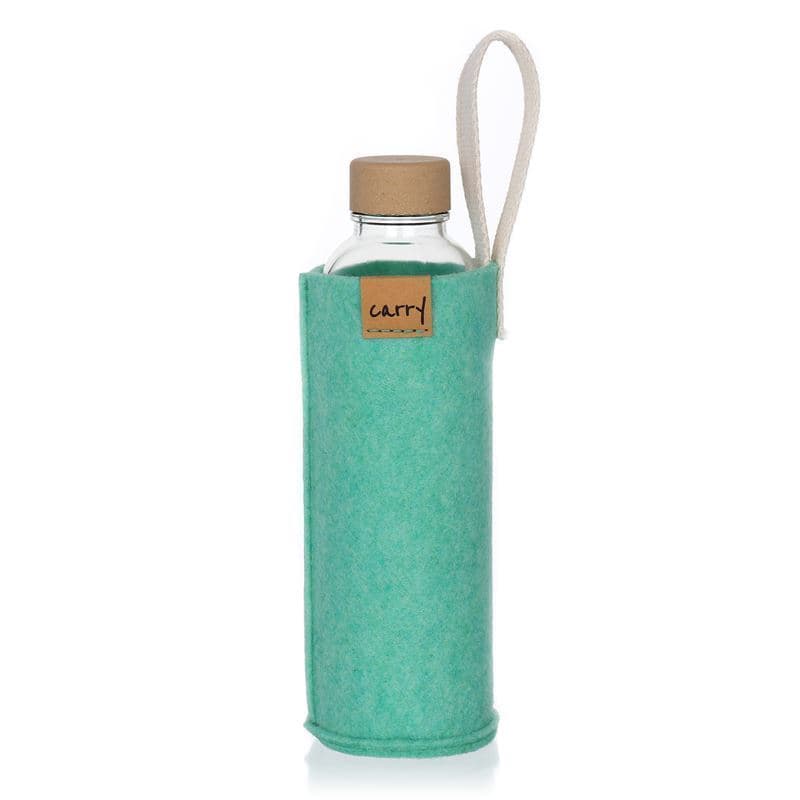 Etui CARRY Sleeve, materiał tekstylny, kolor zielony miętowy
