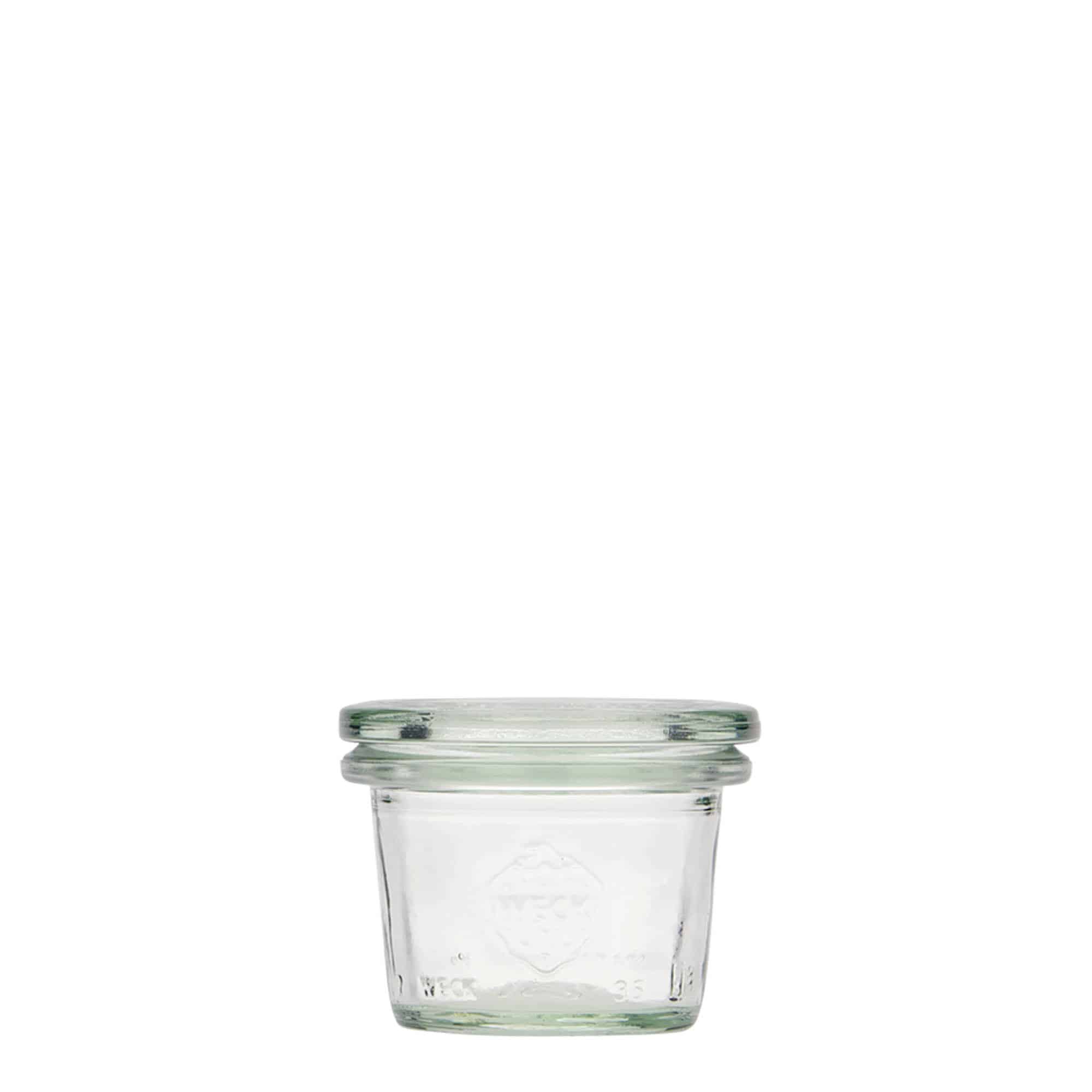 35 ml słoik prosty WECK, zamknięcie: krawędź okrągła 35 ml słoik prosty WECK, zamknięcie: krawędź okrągła