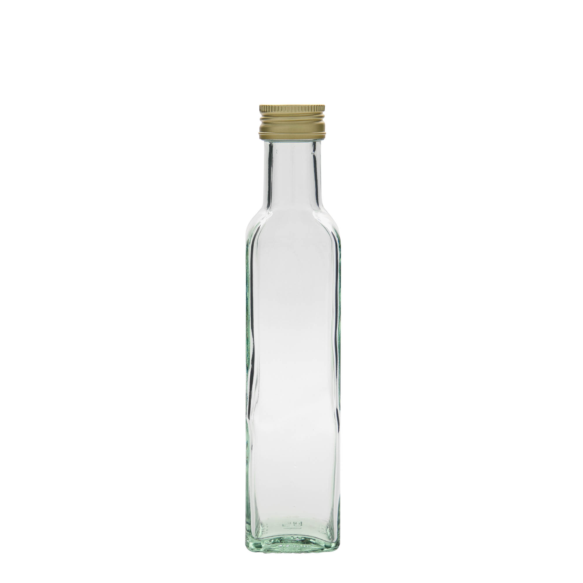 250 ml butelka szklana 'Marasca', kwadratowa, wylot: PP 31,5