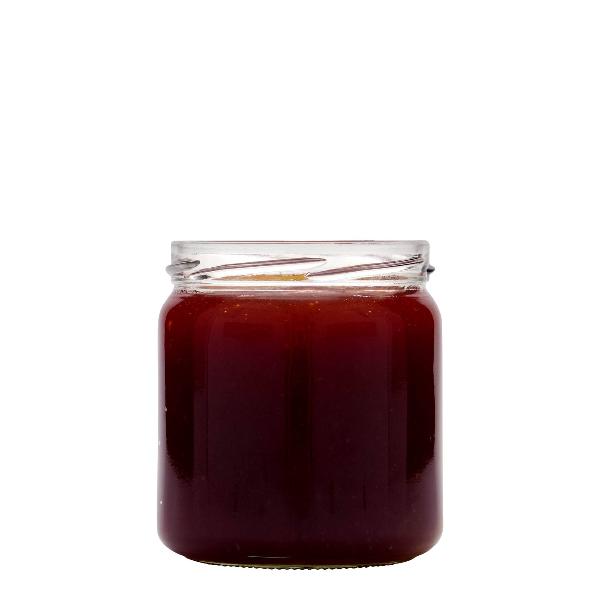 408 ml szklany słoik okrągły, otwór: Twist-Off (TO 82)