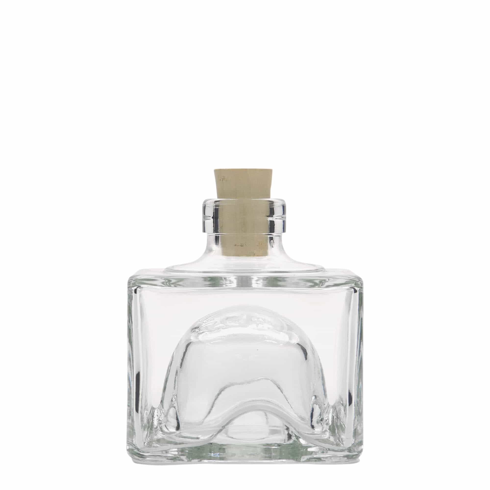 200 ml szklana butelka „Cocolores”, kwadratowa, otwór: korek