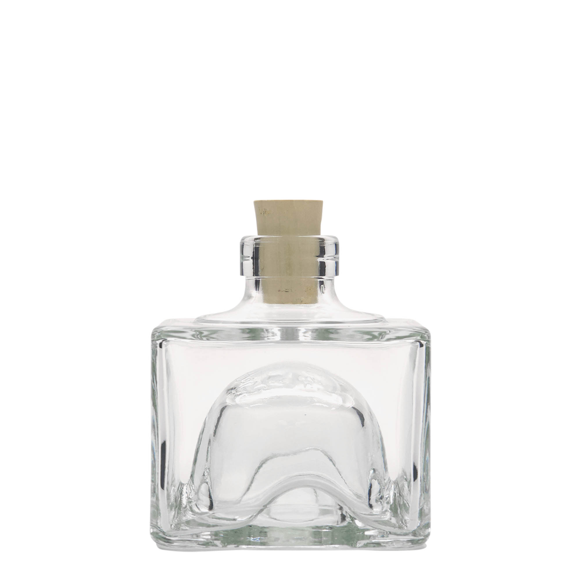 200 ml szklana butelka „Cocolores”, kwadratowa, otwór: korek 200 ml szklana butelka „Cocolores”, kwadratowa, otwór: korek