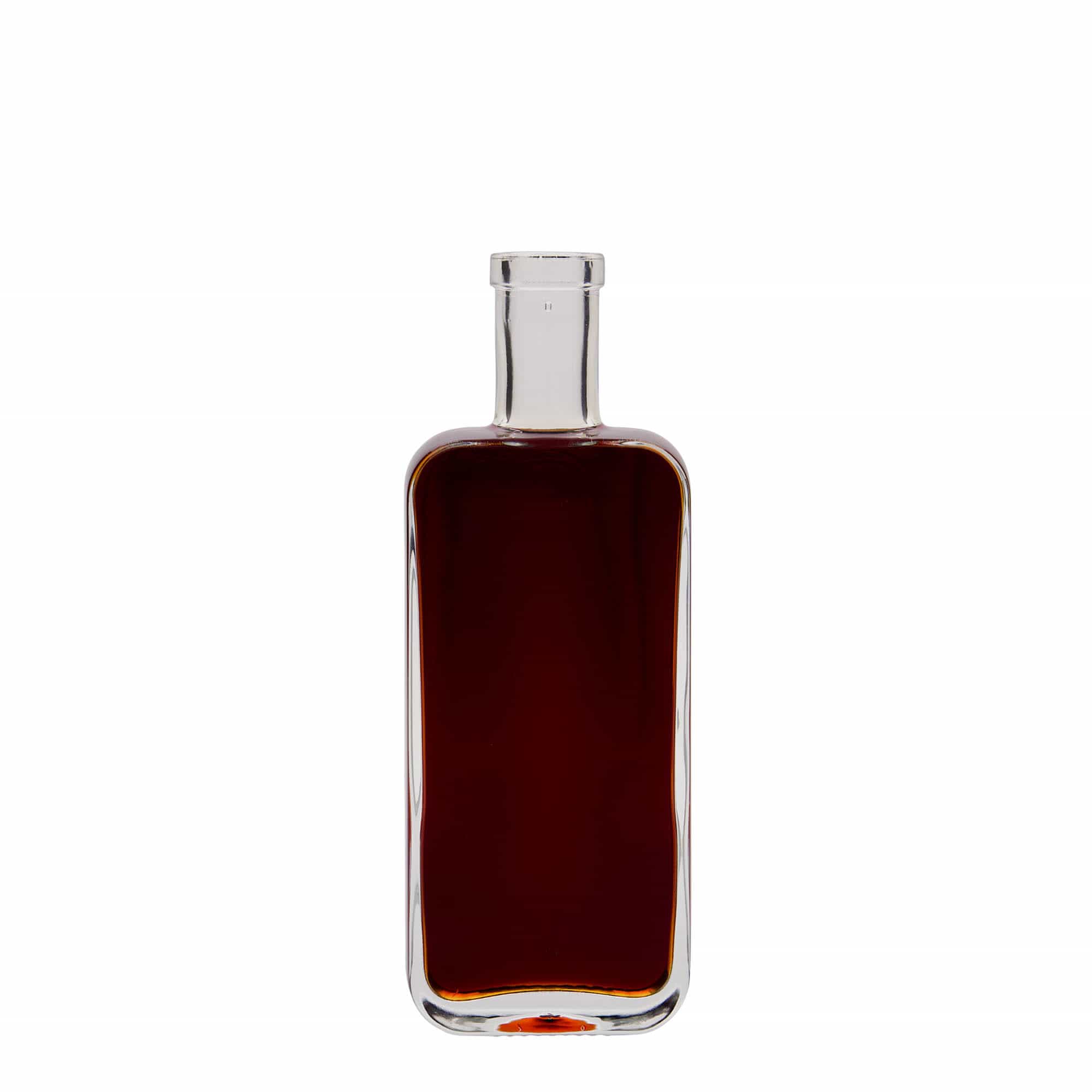 Butelka szklana 200 ml „Nice”, prostokątna, otwór: korek