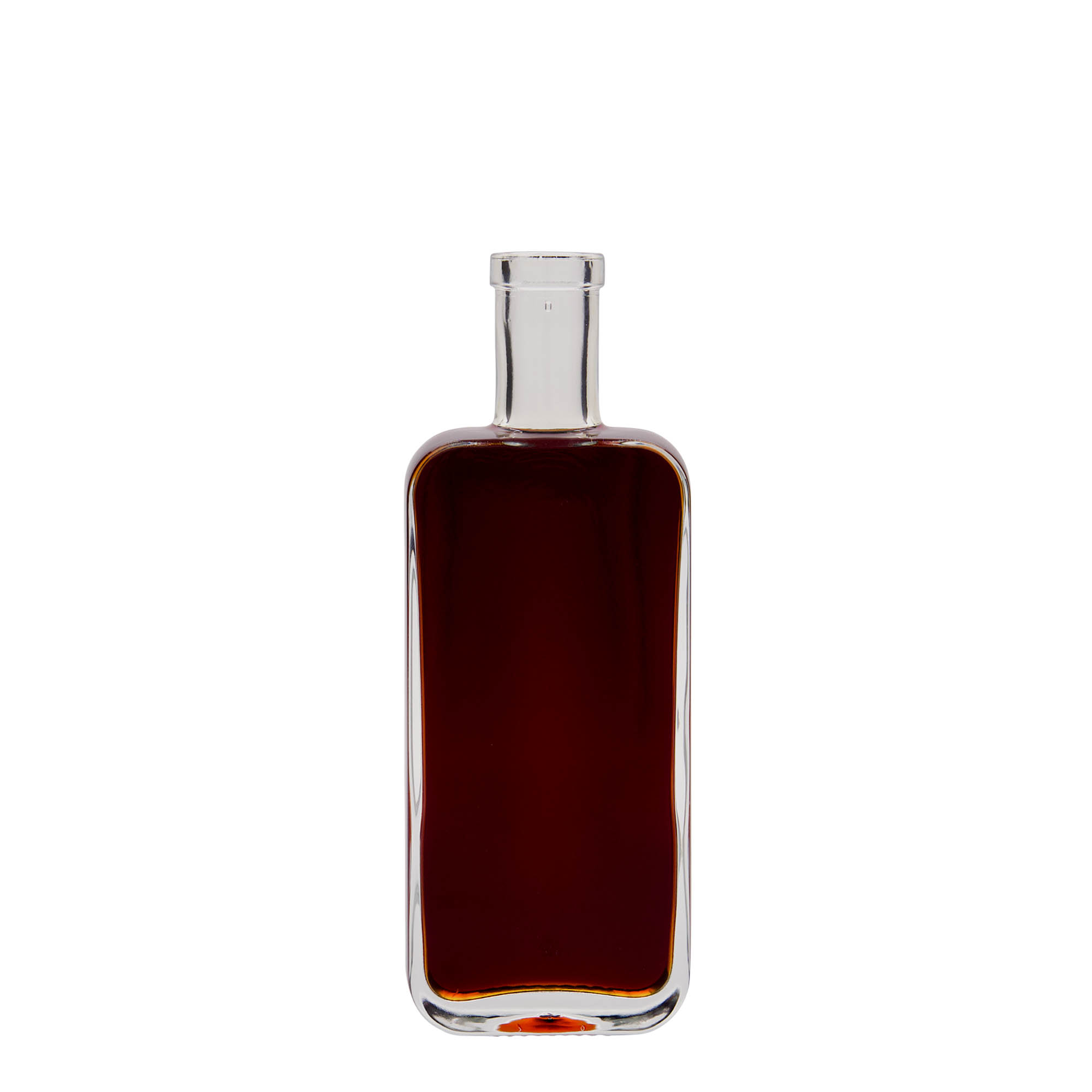 Butelka szklana 200 ml „Nice”, prostokątna, otwór: korek