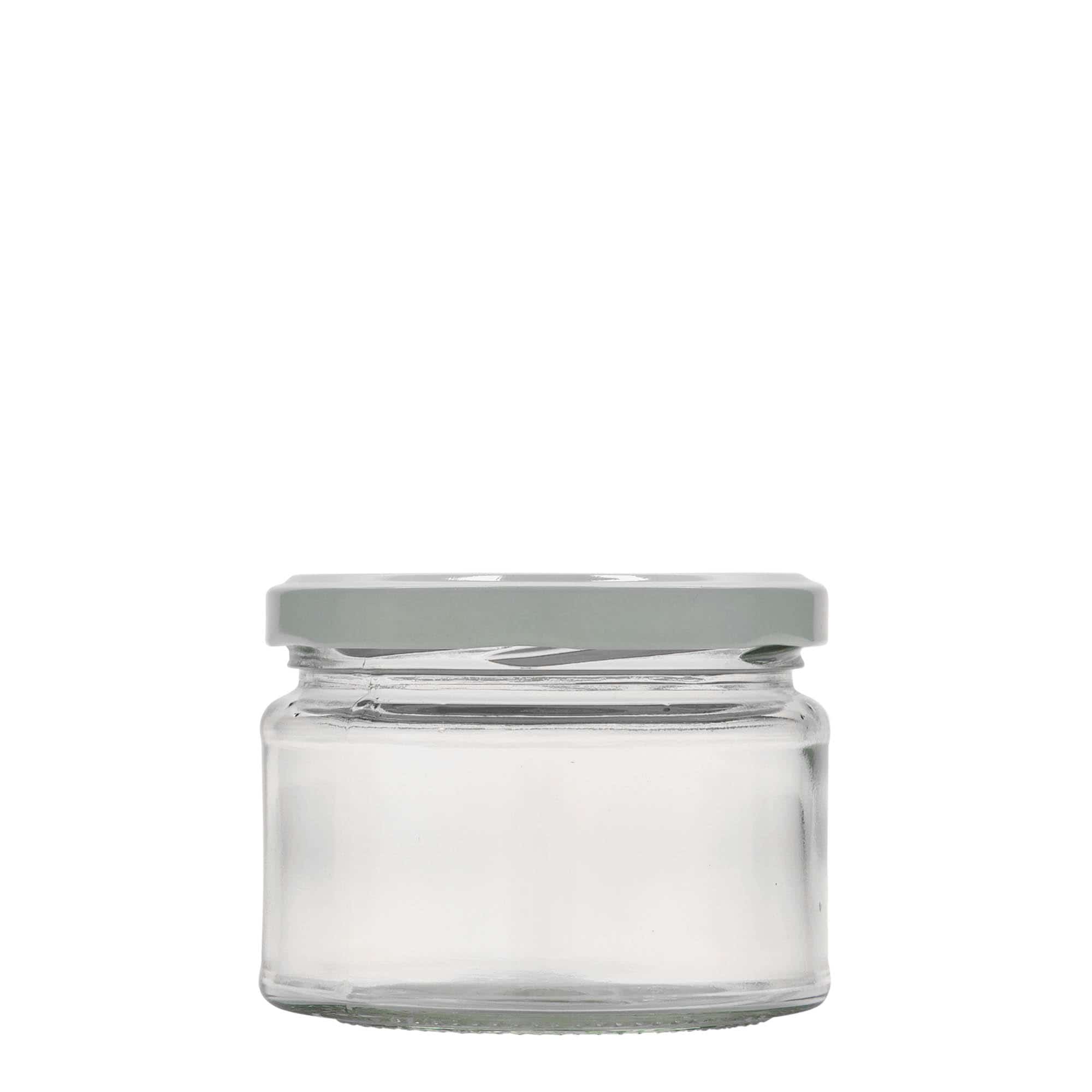 280 ml płaski słoik okrągły, zamknięcie: twist off(TO 82)