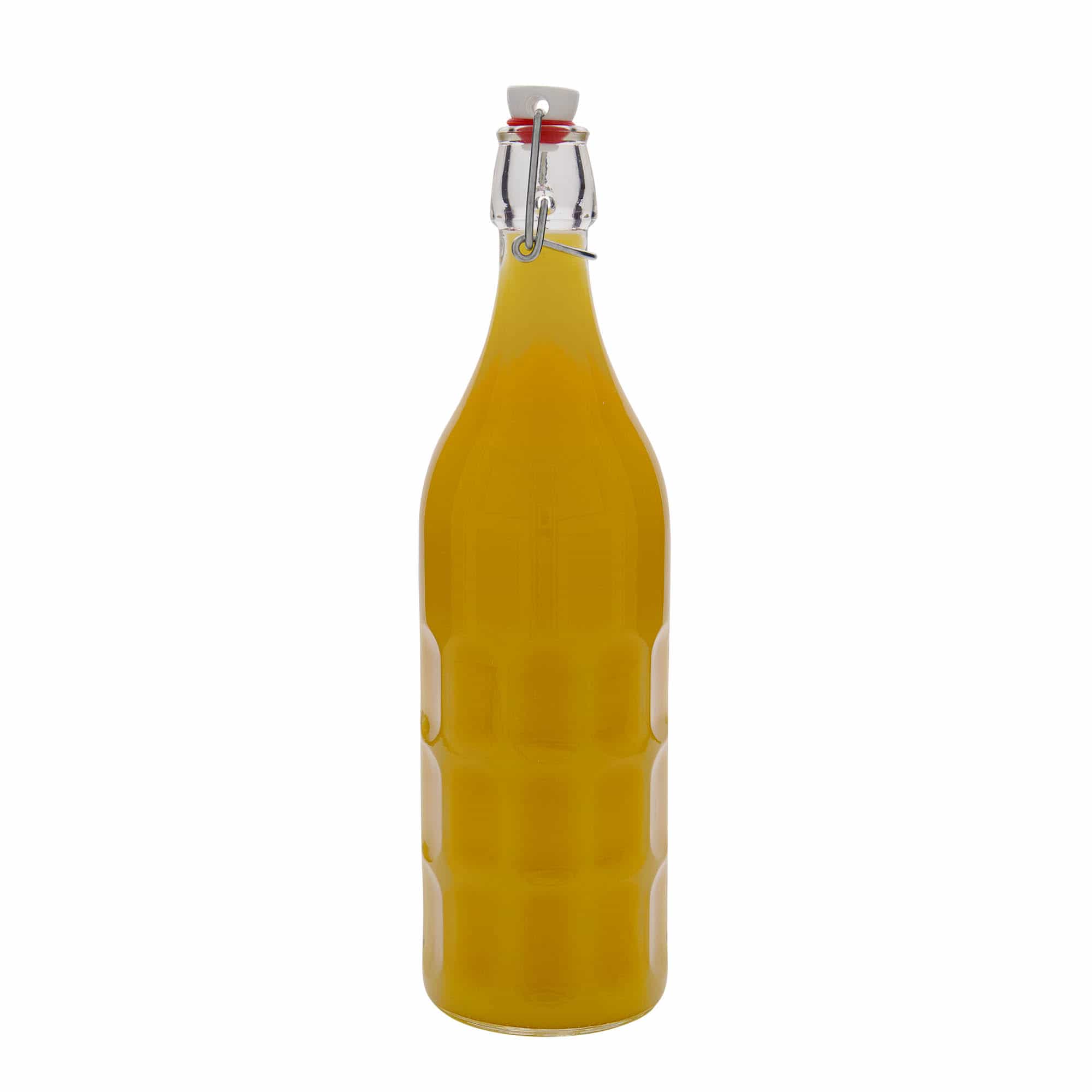 1000 ml butelka szklana do maraski, zamknięcie: Zamknięcie pałąkowe