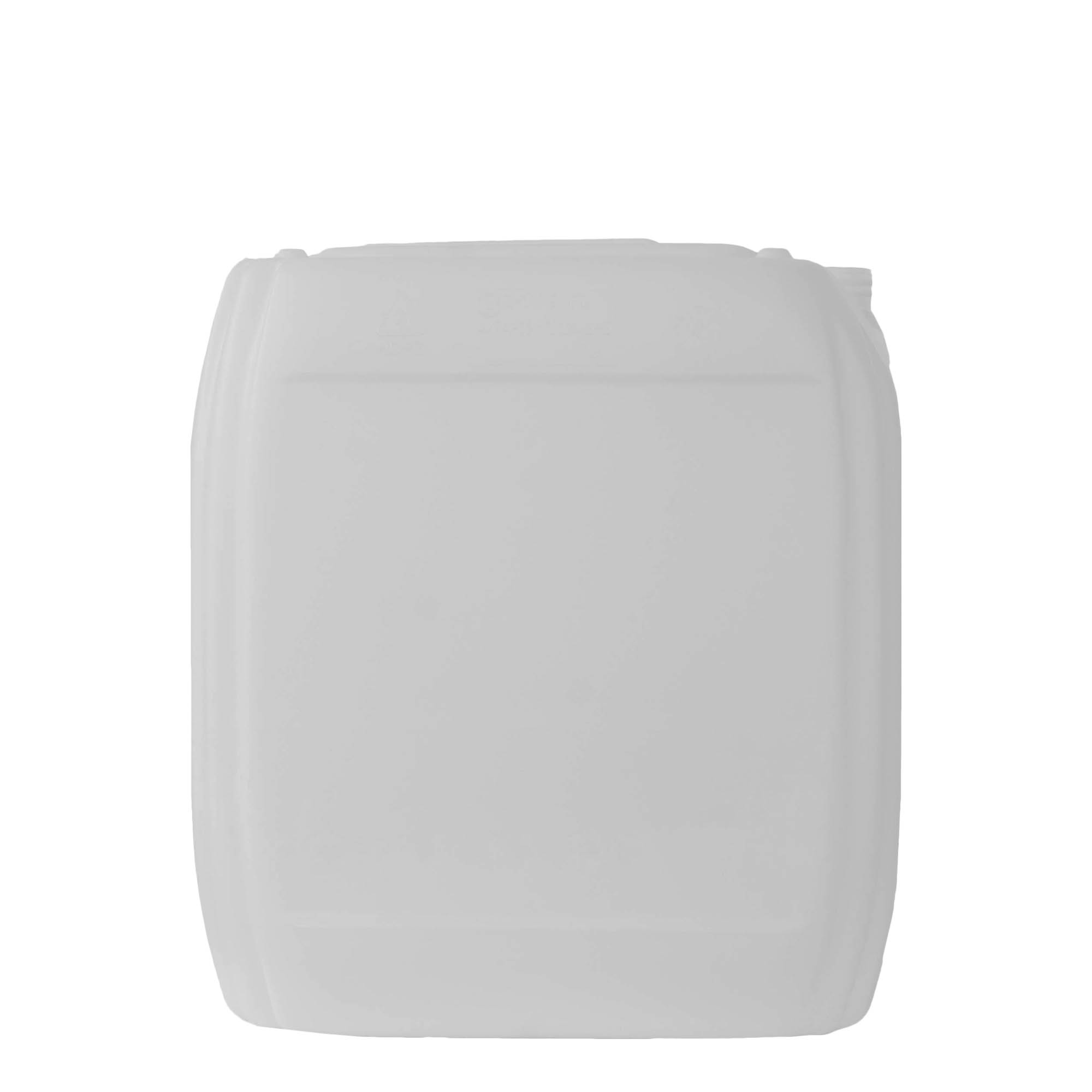 25 l kanister, prostokątny, tworzywo HDPE, naturalny, wylot: ND 60 25 l kanister, prostokątny, tworzywo HDPE, naturalny, wylot: ND 60