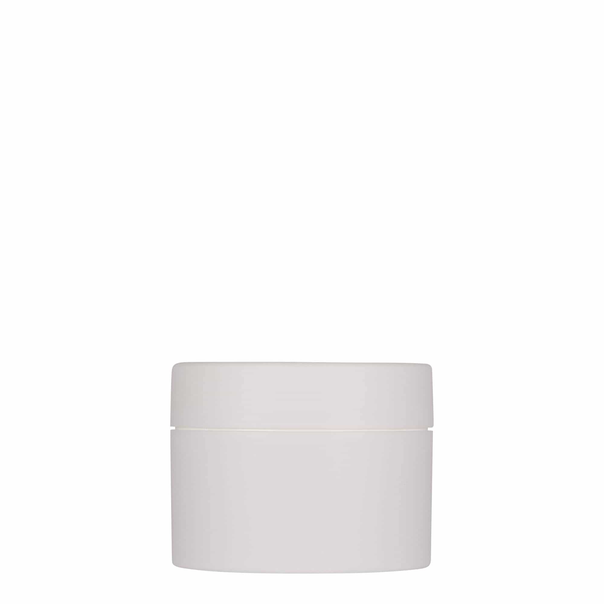 100 ml słoiczek z tworzywa sztucznego 'Antonella', PP, kolor biały, zamknięcie: zakrętka