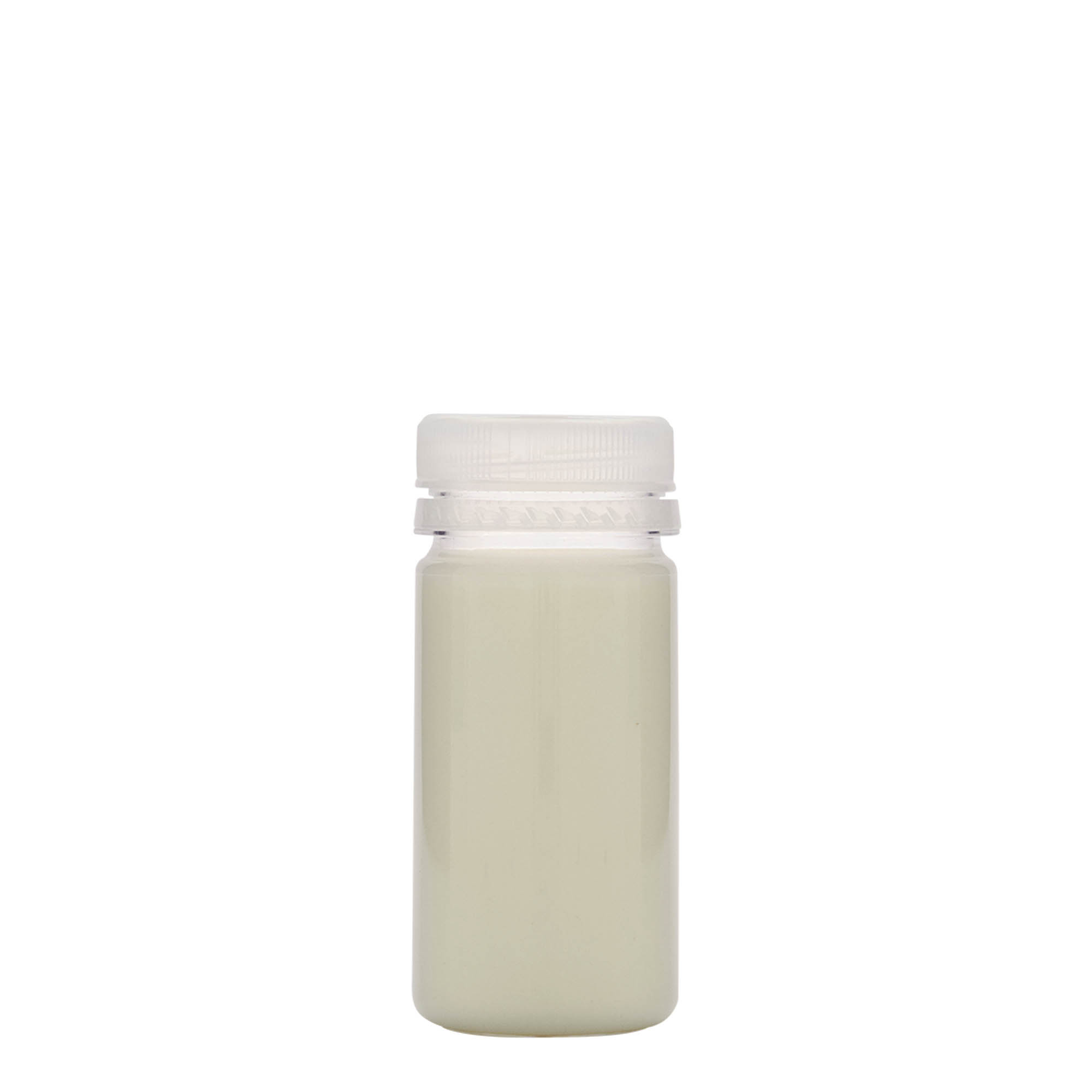 100 ml butelka PET „Everytime”, tworzywo sztuczne, gwint: 38 mm 100 ml butelka PET „Everytime”, tworzywo sztuczne, gwint: 38 mm