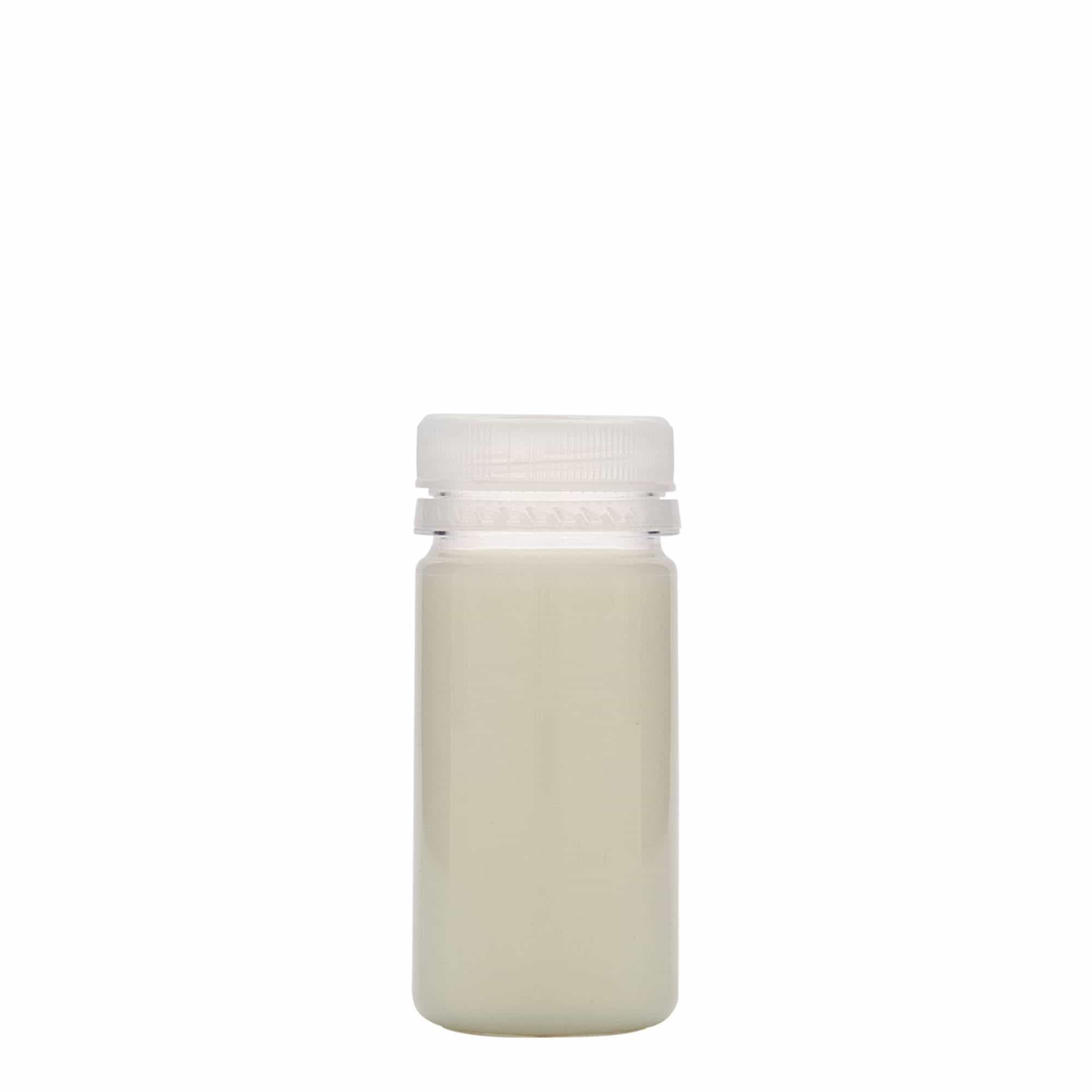 100 ml butelka PET „Everytime”, tworzywo sztuczne, gwint: 38 mm