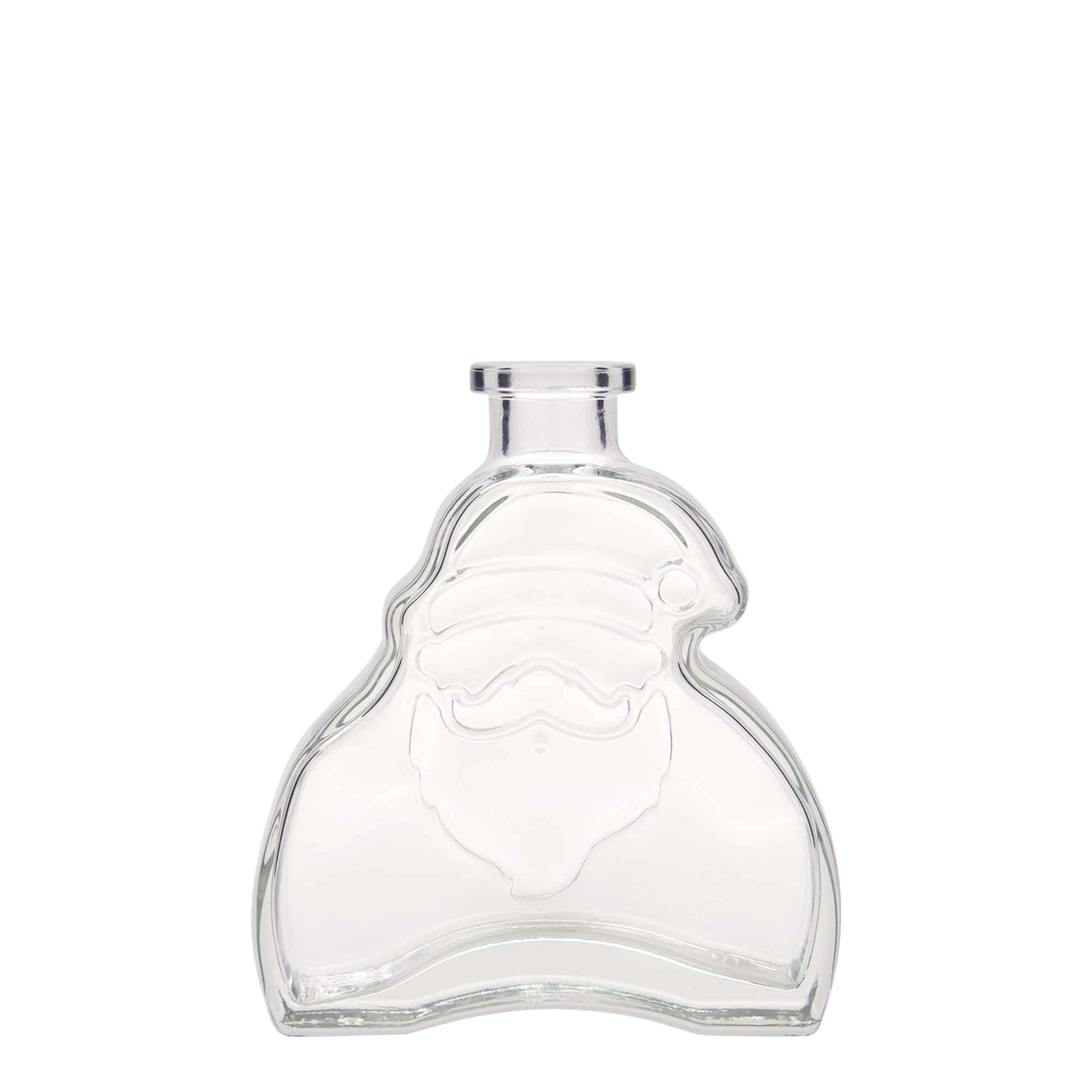 200 ml butelka szklana 'Santa Claus', zamknięcie: korek 200 ml butelka szklana 'Santa Claus', zamknięcie: korek