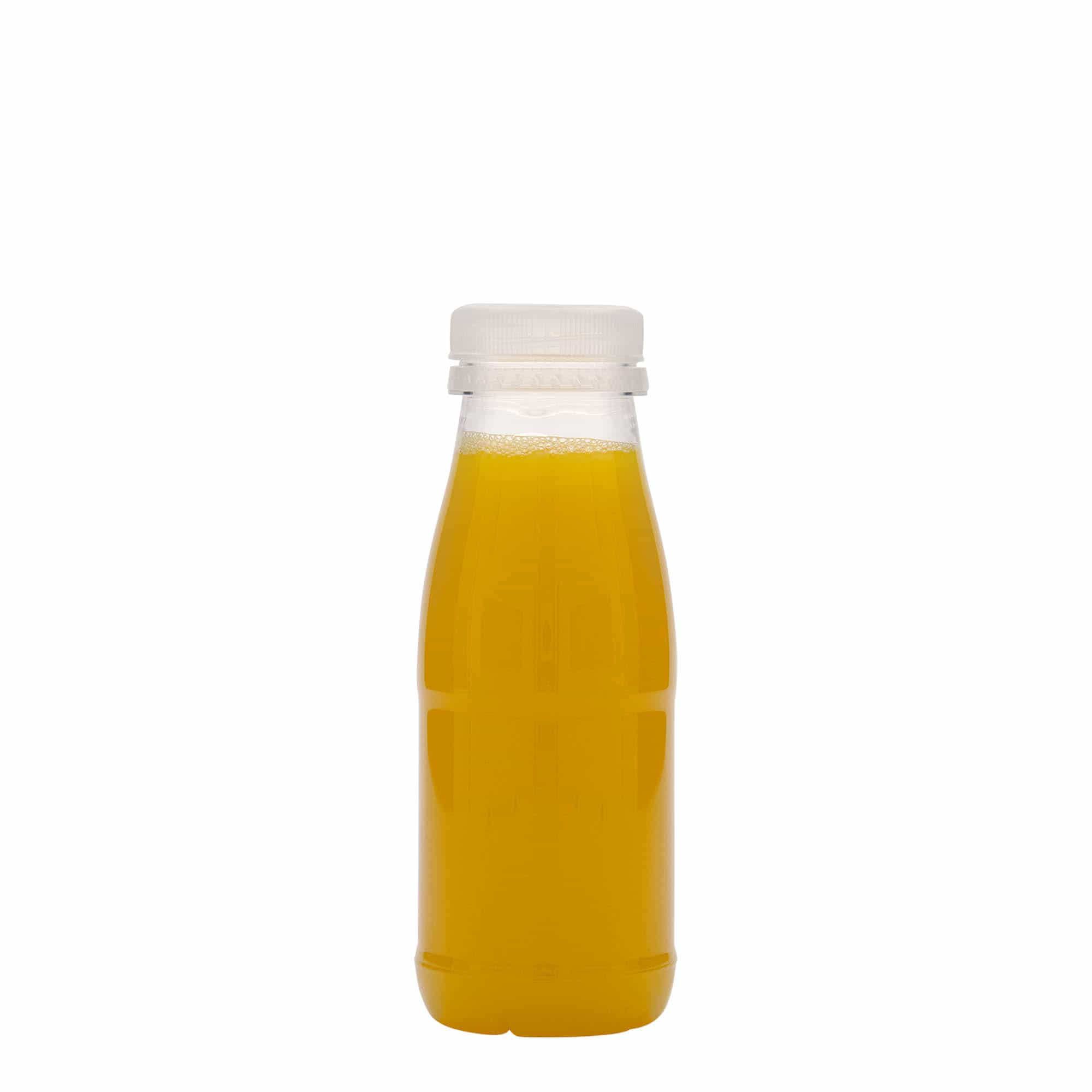250 ml butelka PET 'Milk and Juice', tworzywo sztuczne, zamknięcie: 38 mm