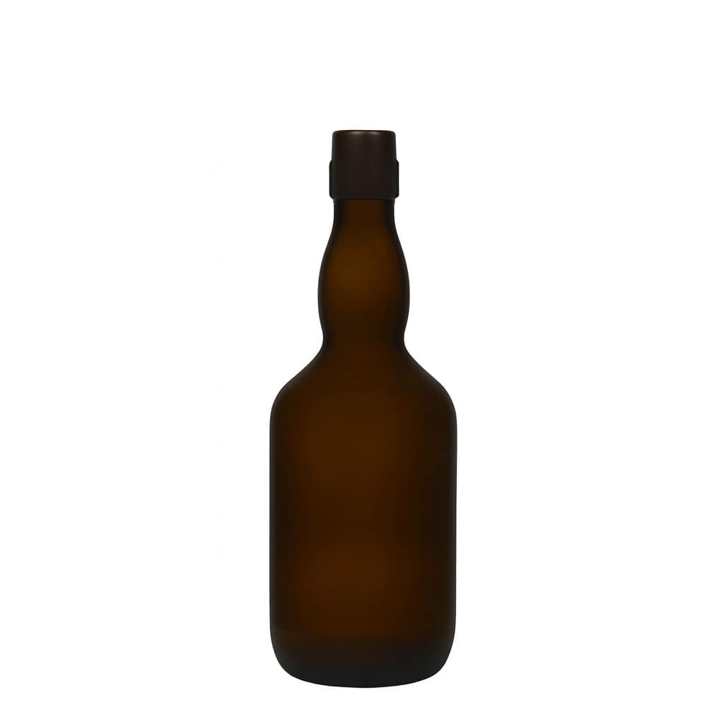 500 ml butelka piwna z szyjką kropfową, szkło, antyczny zielony, otwór: zamknięcie na klamrę 500 ml butelka piwna z szyjką kropfową, szkło, antyczny zielony, otwór: zamknięcie na klamrę