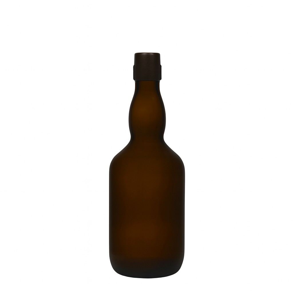 500 ml butelka piwna z szyjką kropfową, szkło, antyczny zielony, otwór: zamknięcie na klamrę 500 ml butelka piwna z szyjką kropfową, szkło, antyczny zielony, otwór: zamknięcie na klamrę