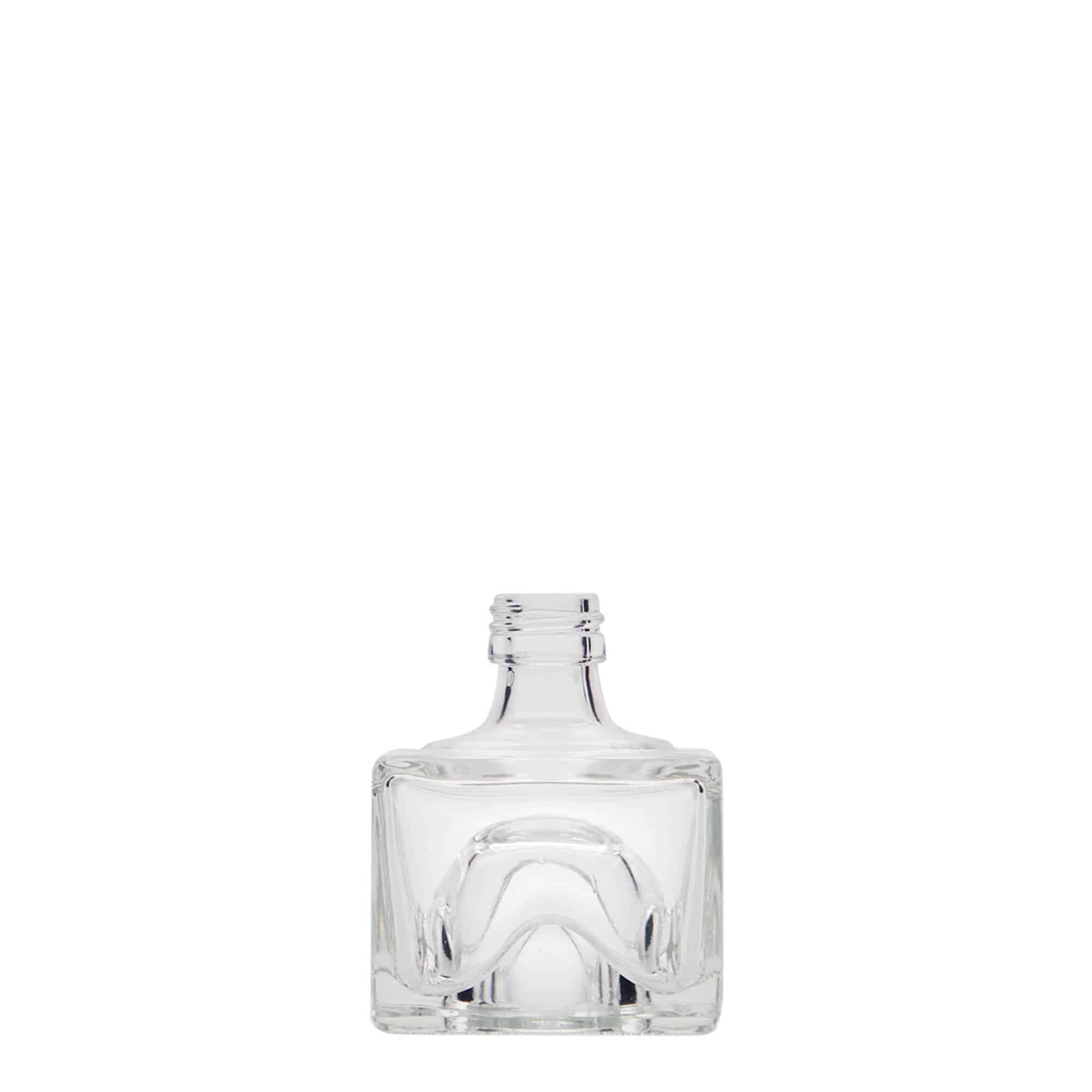 40 ml butelka szklana 'Cocolores', kwadratowa, zamknięcie: PP 18