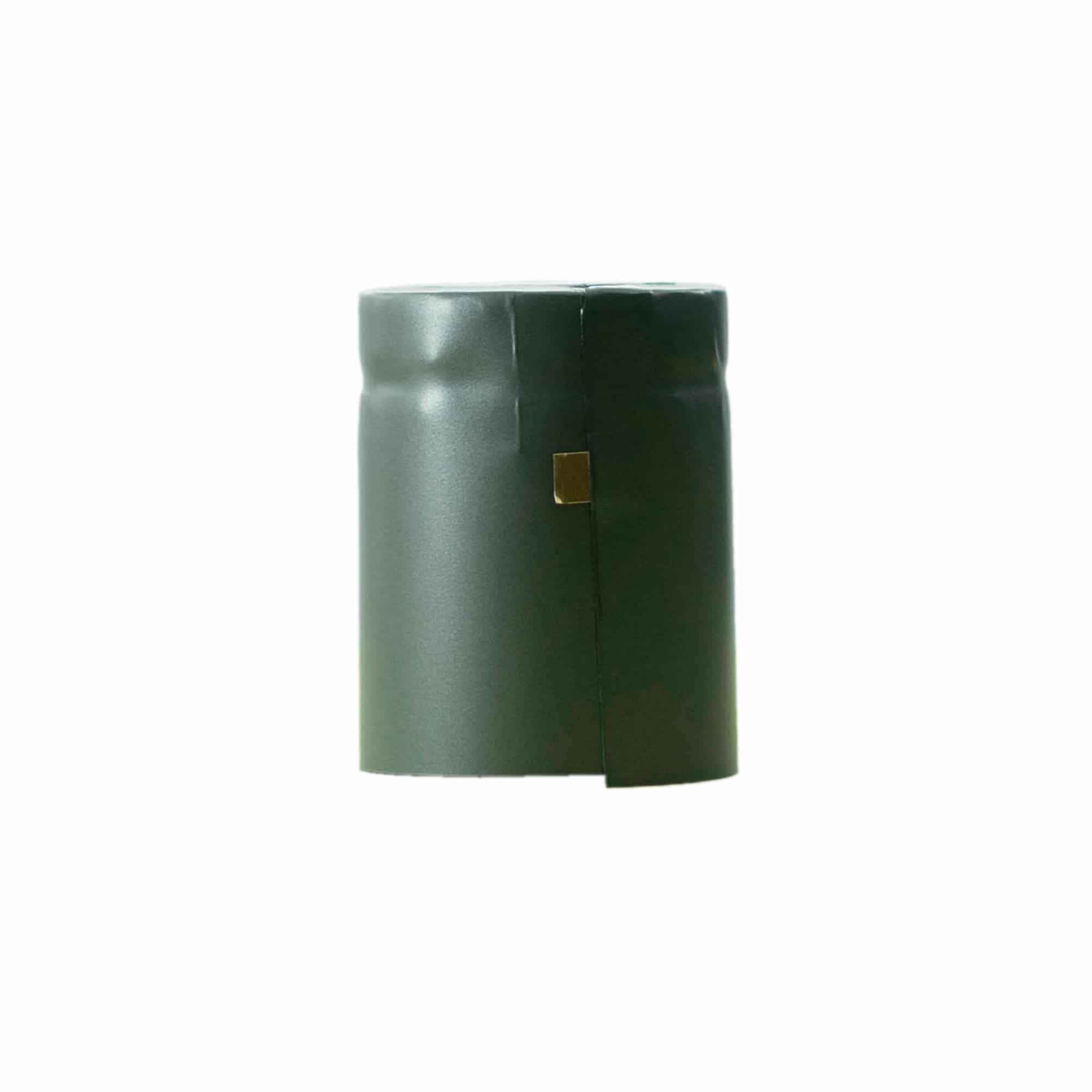 Kapturek termokurczliwy 32x41, tworzywo sztuczne PVC, kolor antracytowy