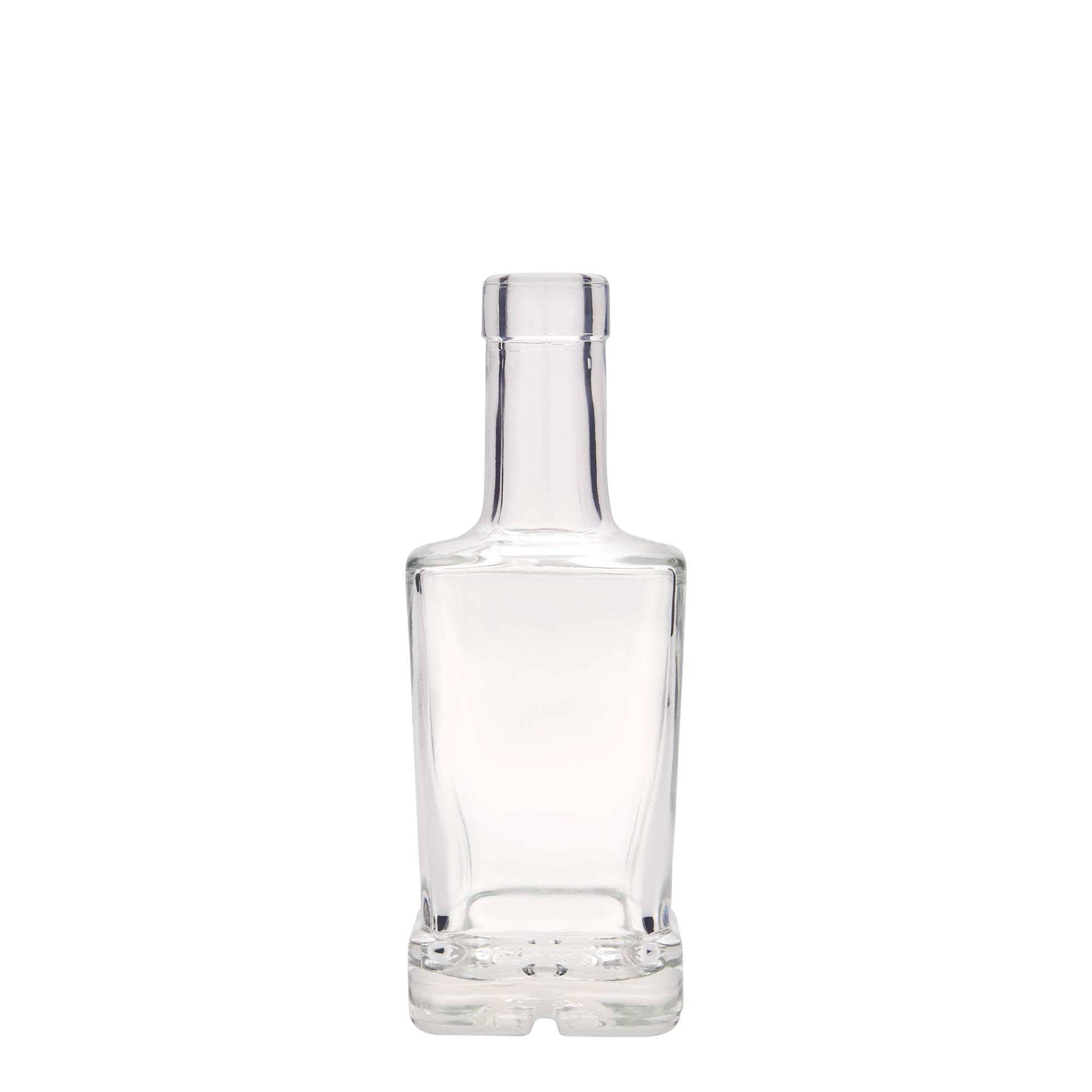 250 ml butelka szklana 'Rene', kwadratowa, szyjka: korek 250 ml butelka szklana 'Rene', kwadratowa, szyjka: korek