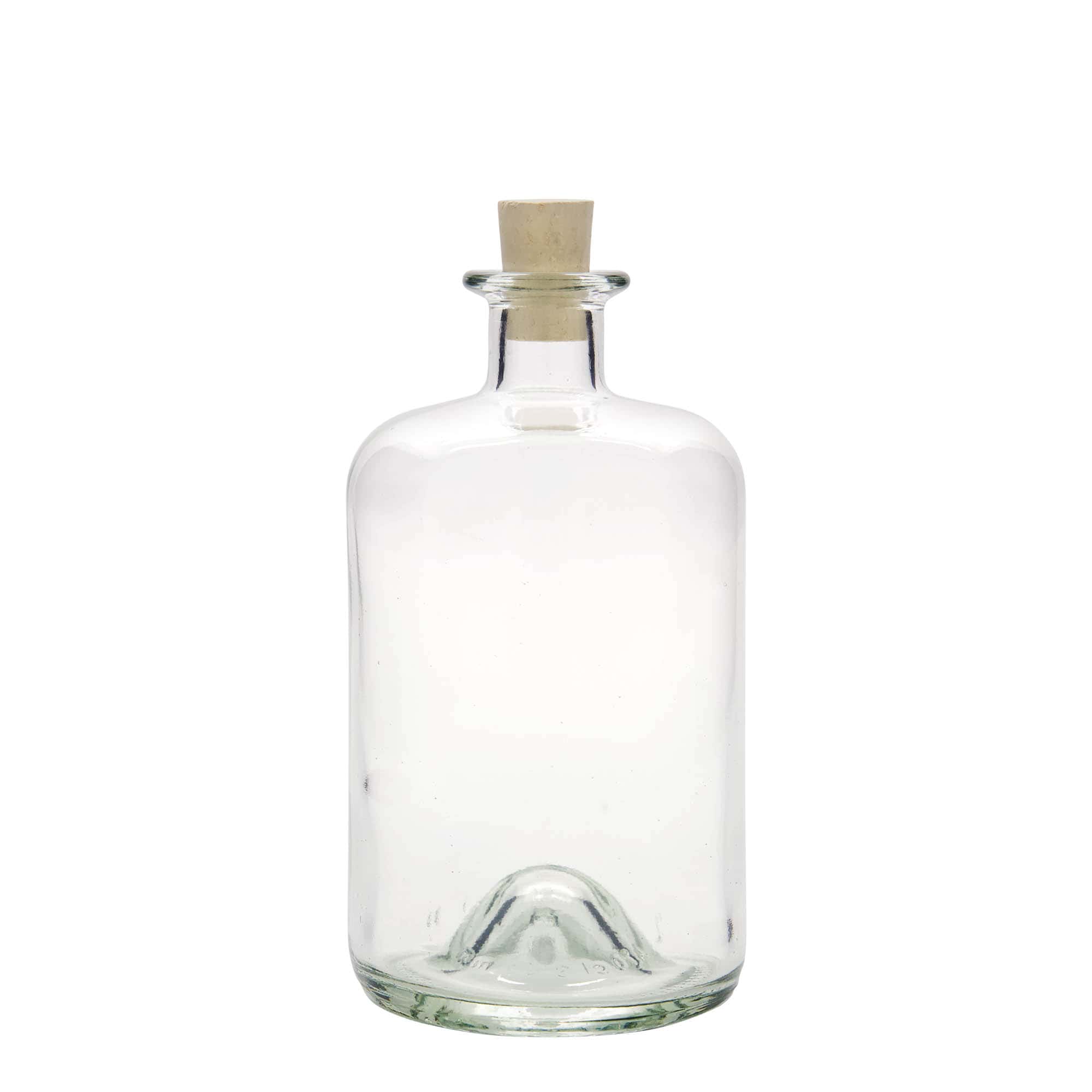 700 ml butelka szklana apteczna, zamknięcie: korek