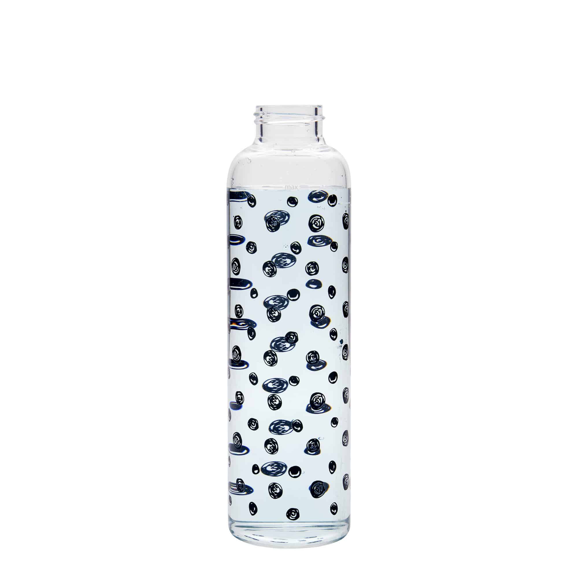 500 ml butelka do picia 'Perseus', wzór: czarne kropki, zamknięcie: zakrętka