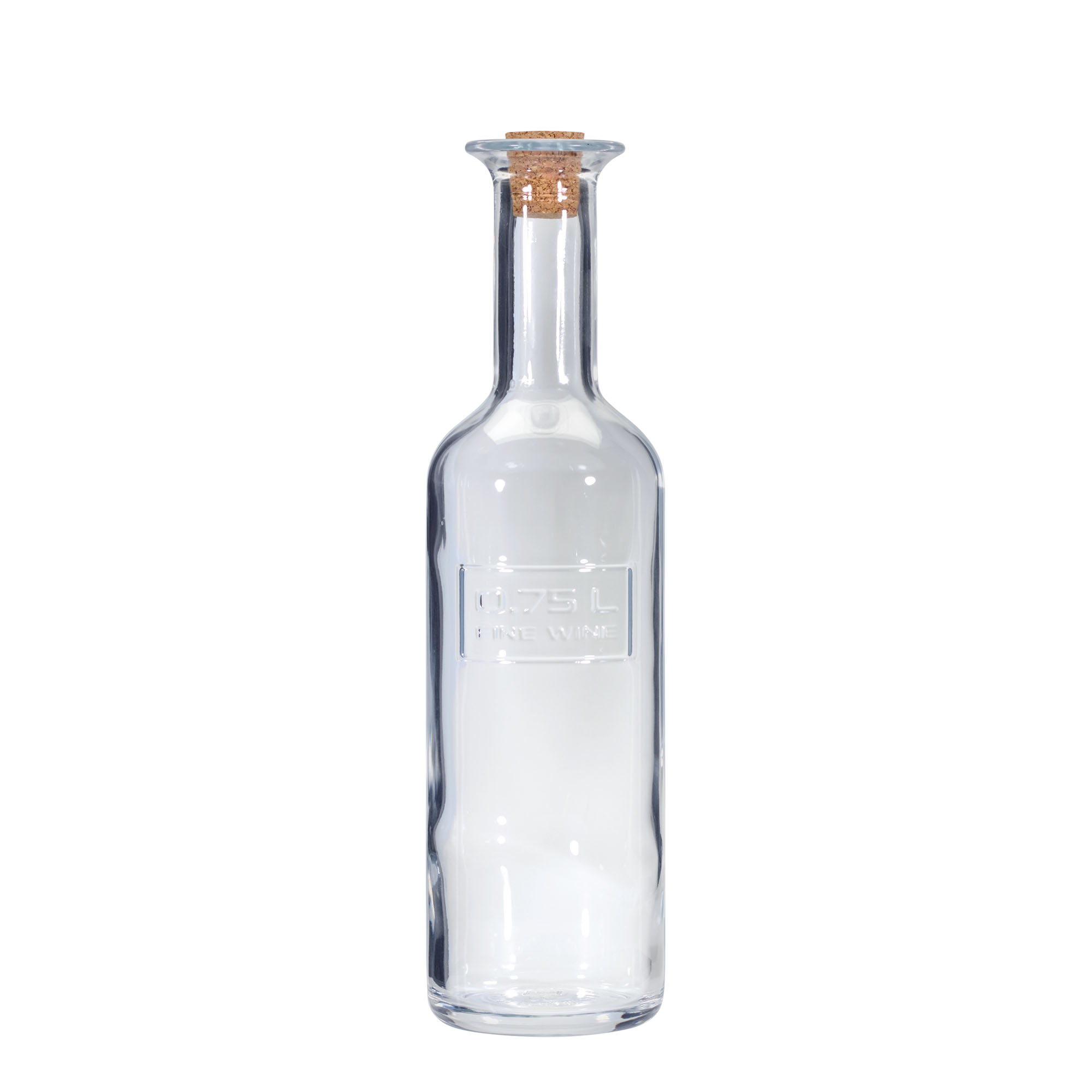 750 ml butelka szklana „Optima Fine Wine”, otwór: korek 750 ml butelka szklana „Optima Fine Wine”, otwór: korek