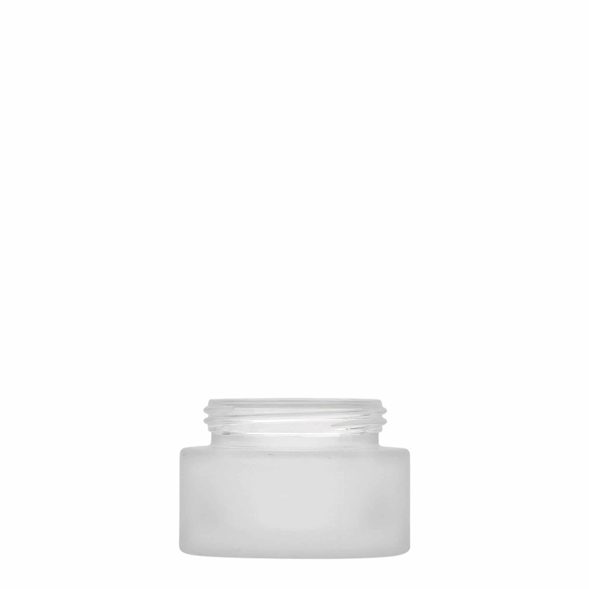 30 ml pojemnik na kosmetyki 'Platin Edition', szkło, matowe, zamknięcie: zakrętka