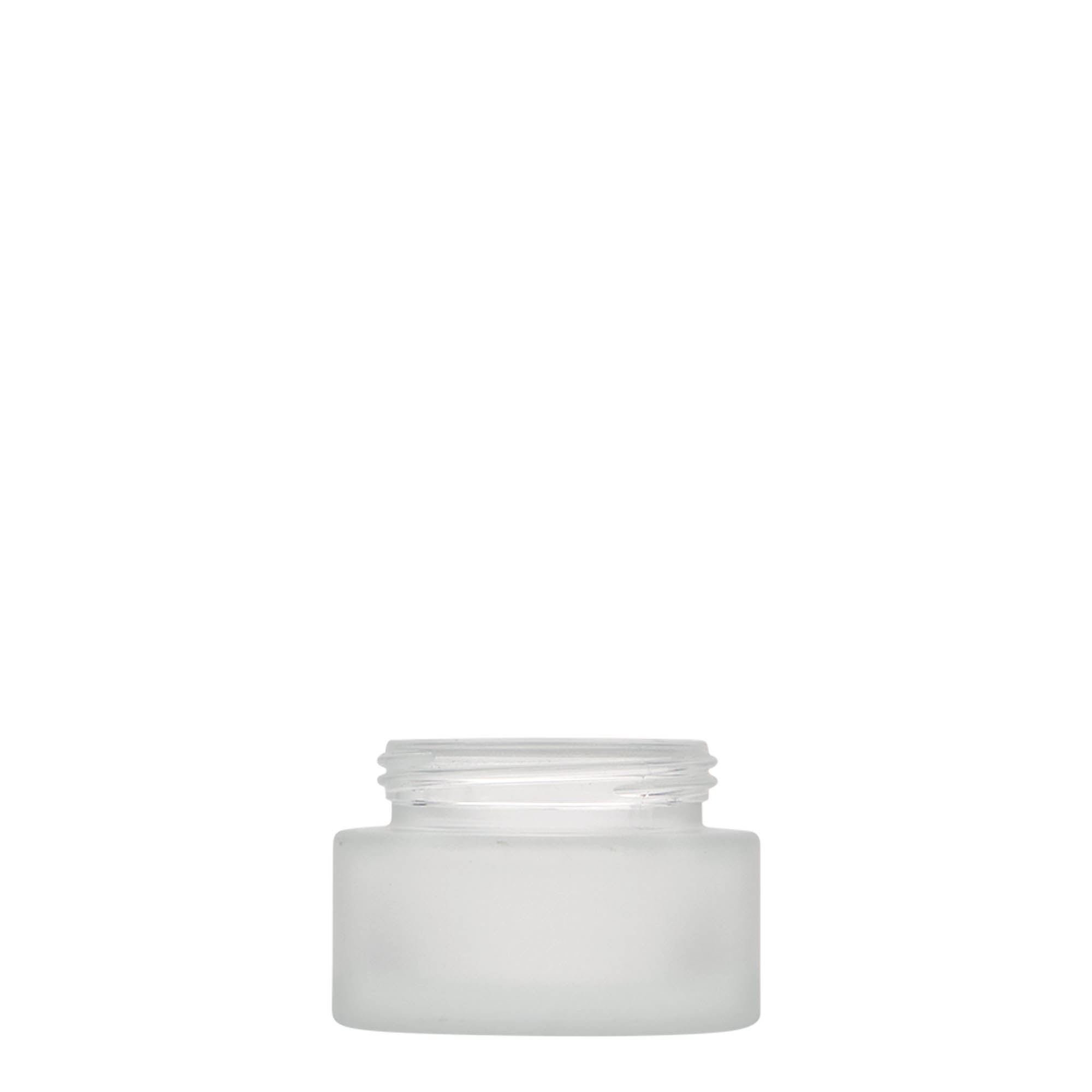 30 ml słoiczek 'Platin Edition', szkło, matowe, wylot: zakrętka