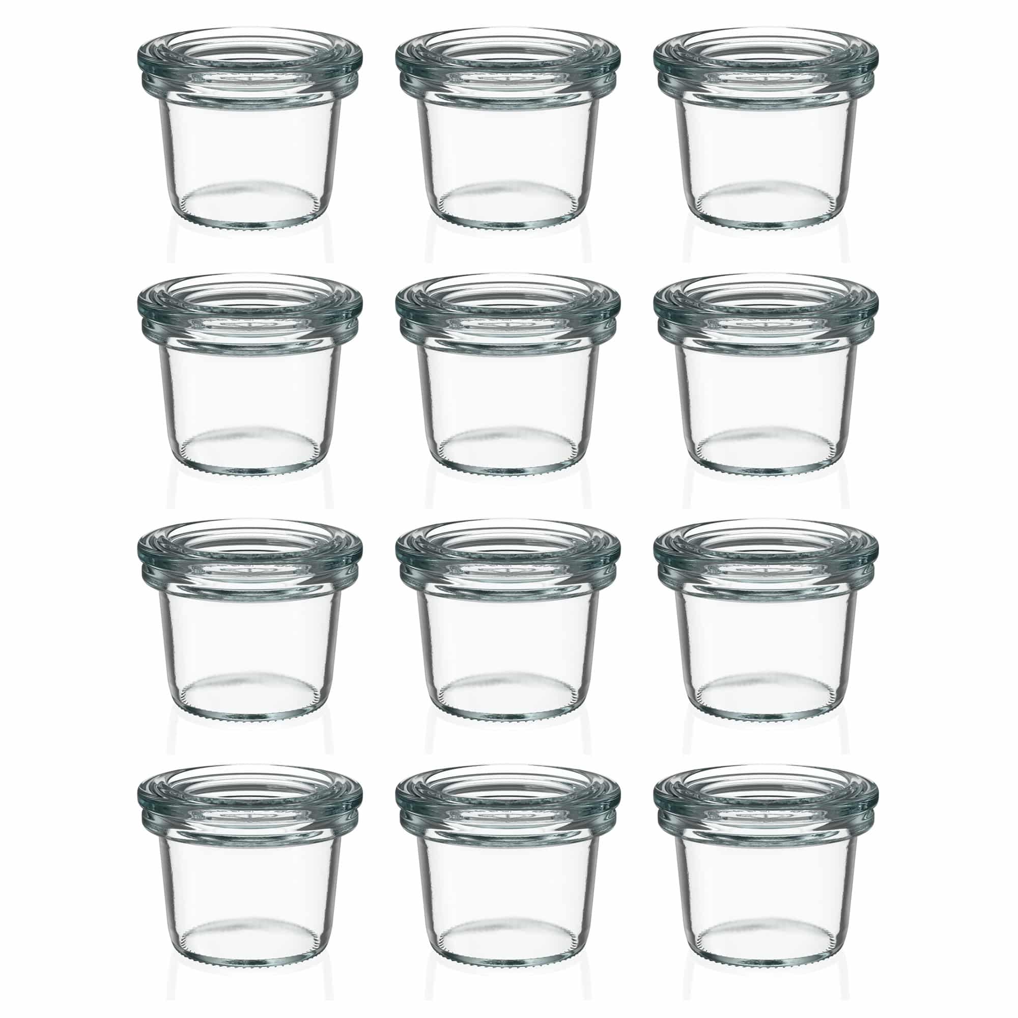 12x 35 ml słoik WECK typu Sturz z szklanym wieczkiem RR 40