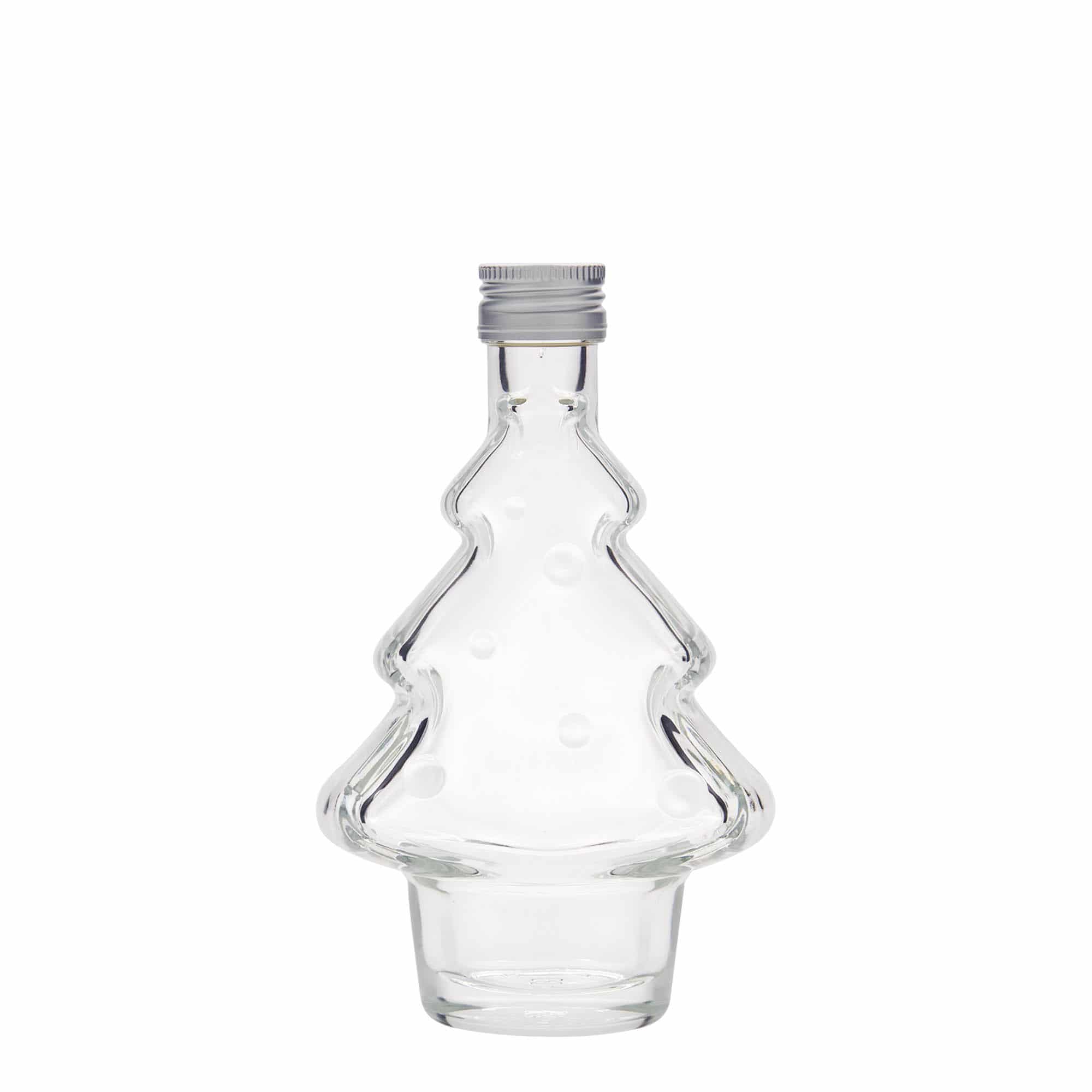 Butelka szklana 200 ml „Choinka”, gwint: PP 28