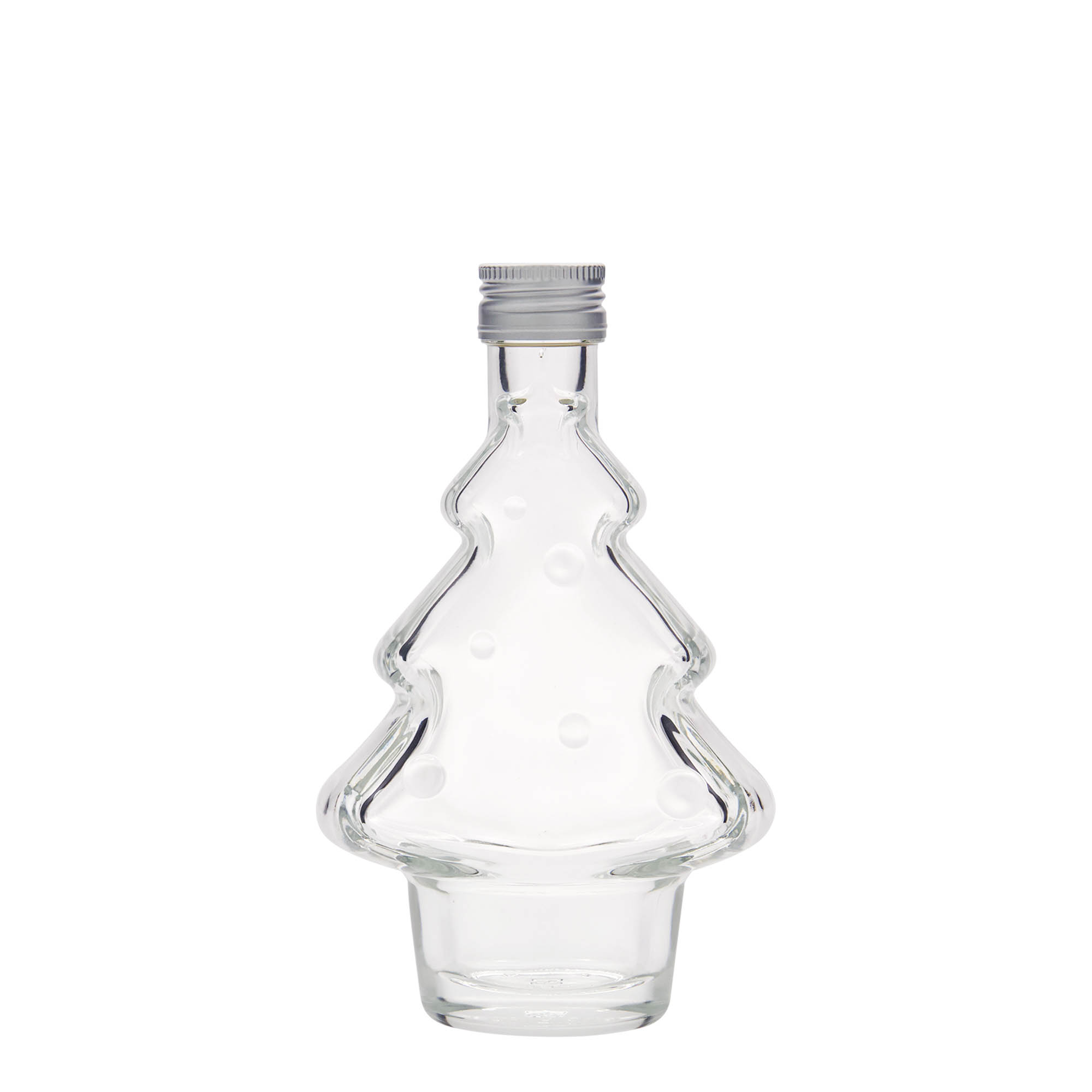 Butelka szklana 200 ml „Choinka”, gwint: PP 28