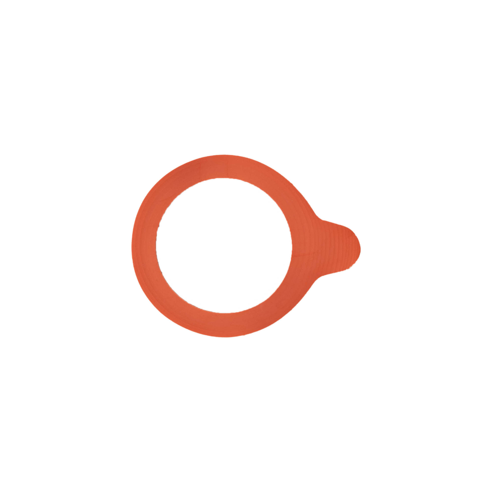 Pierścień do wekowania WECK RR40, czerwony, krawędź: zaokrąglona