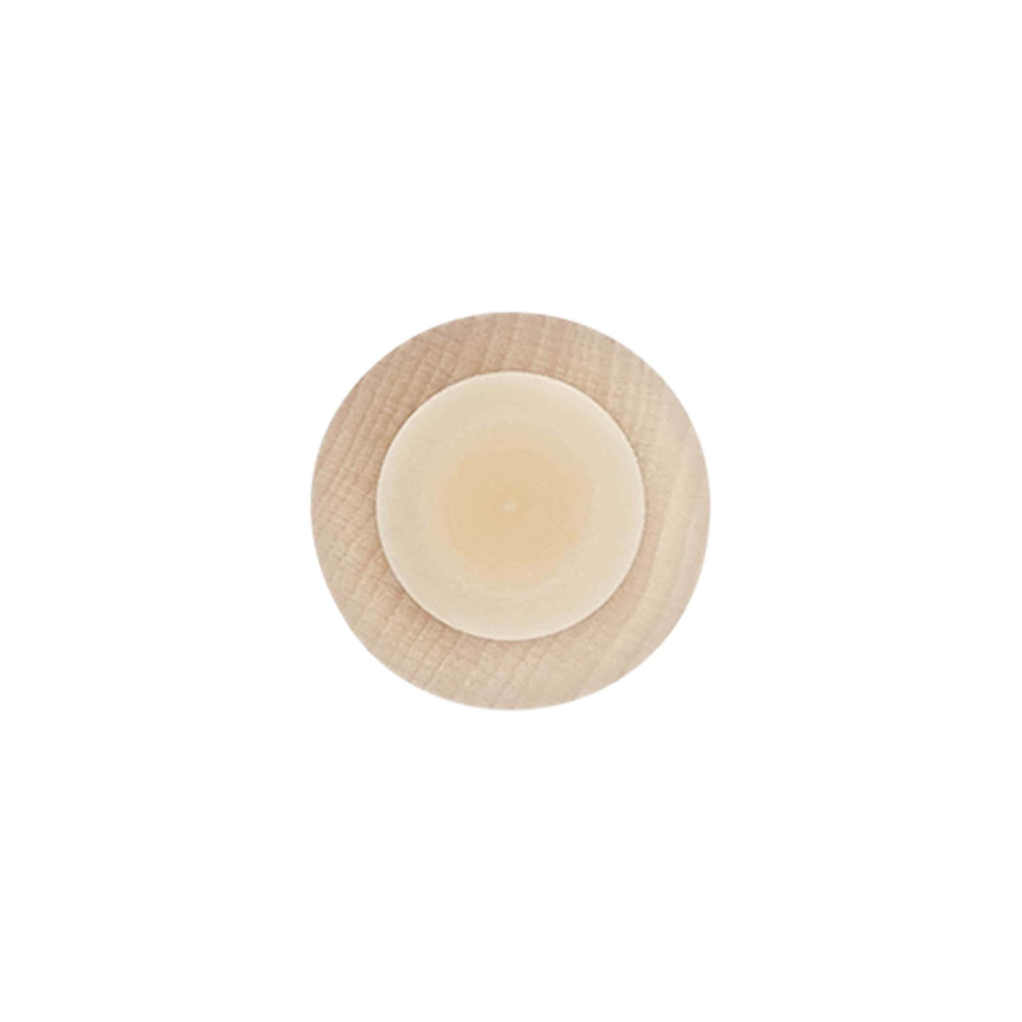Korek z uchwytem 22,1 mm, drewno/plastik, do otworu: korek