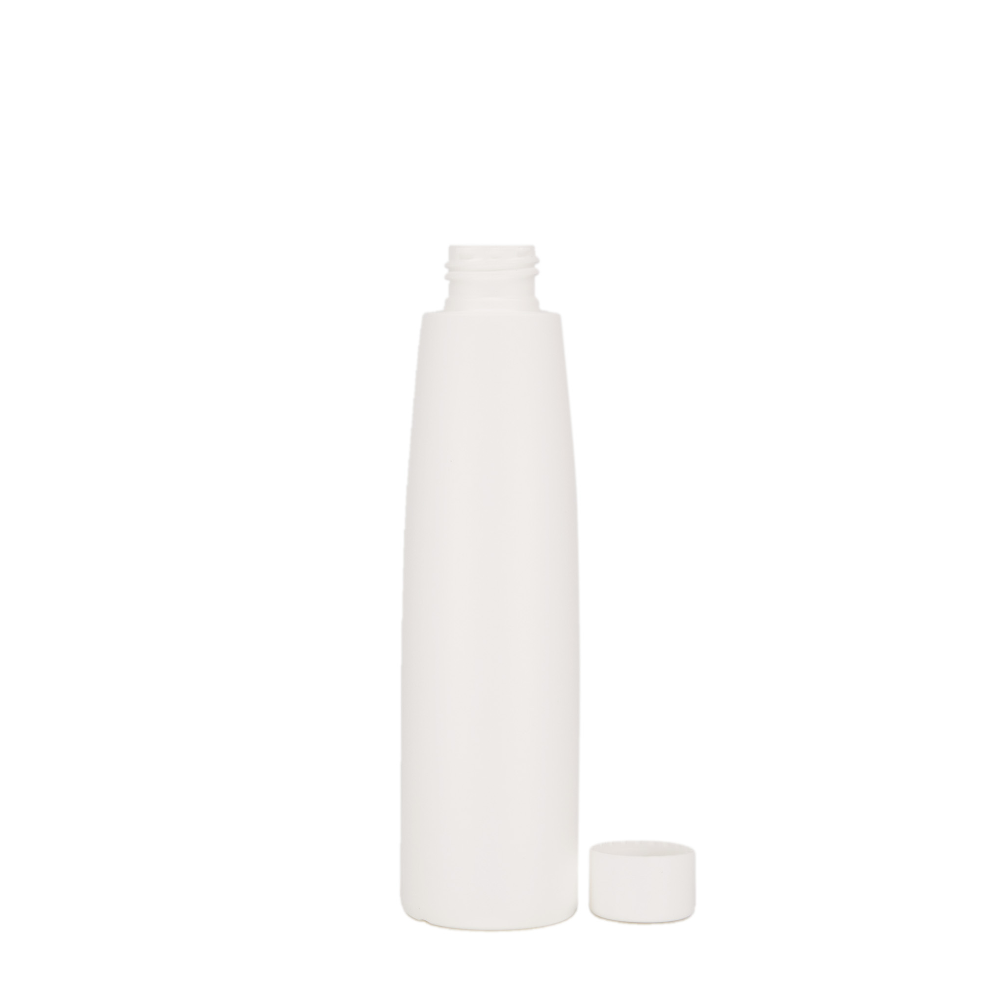 200 ml butelka z tworzywa sztucznego 'Donald', HDPE, kolor biały, zamknięcie: GPI 24/410