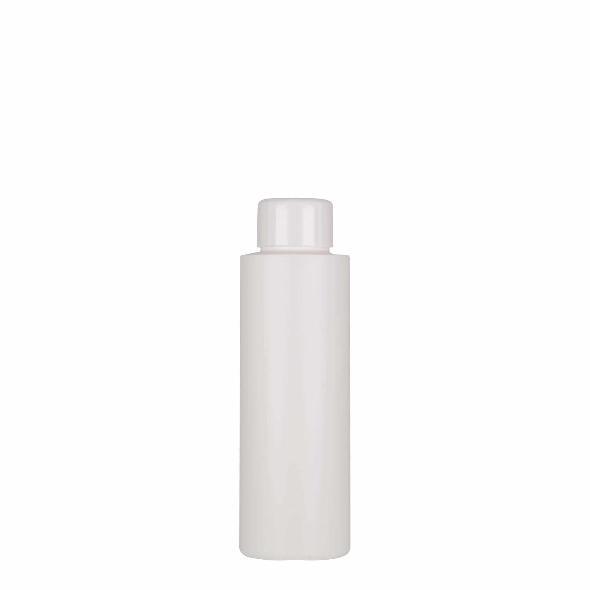 100 ml butelka z tworzywa sztucznego 'Pipe', Green HDPE, kolor biały, zamknięcie: GPI 24/410