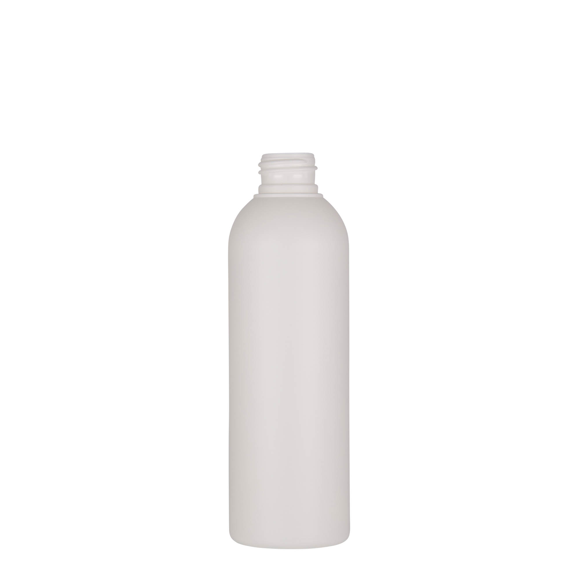 200 ml plastikowa butelka „Tuffy”, HDPE, biała, gwint: 24/410 200 ml plastikowa butelka „Tuffy”, HDPE, biała, gwint: 24/410
