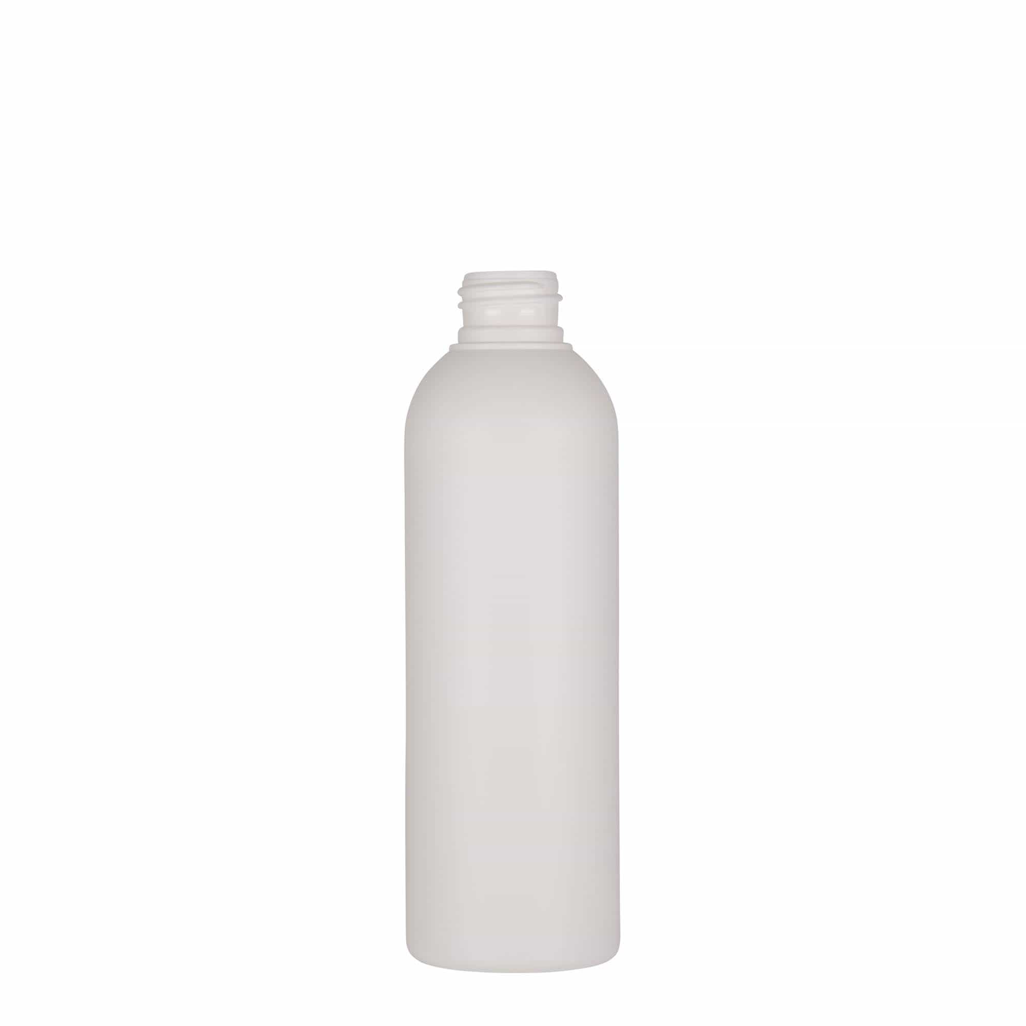 200 ml plastikowa butelka „Tuffy”, HDPE, biała, gwint: 24/410