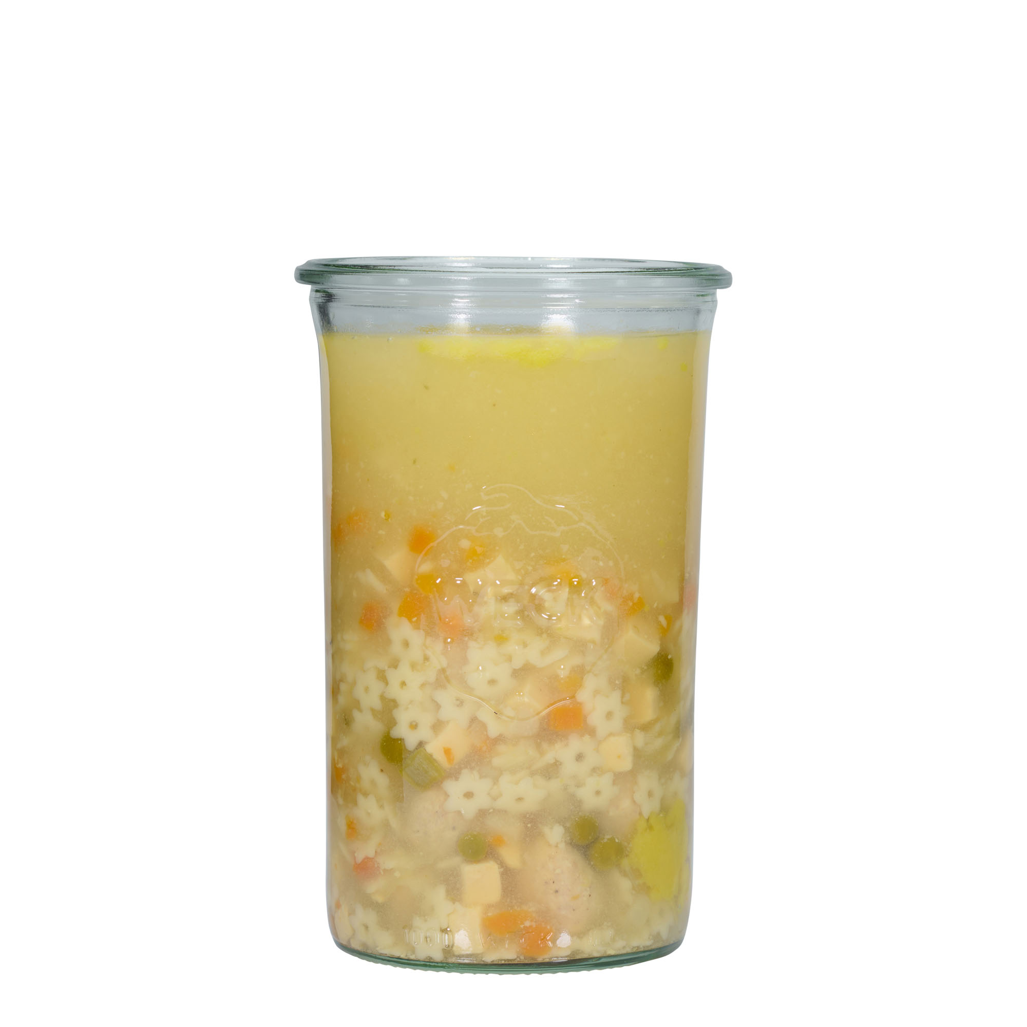 1.000 ml słoik WECK ze ściętym brzegiem, otwór: zaokrąglony brzeg 1.000 ml słoik WECK ze ściętym brzegiem, otwór: zaokrąglony brzeg