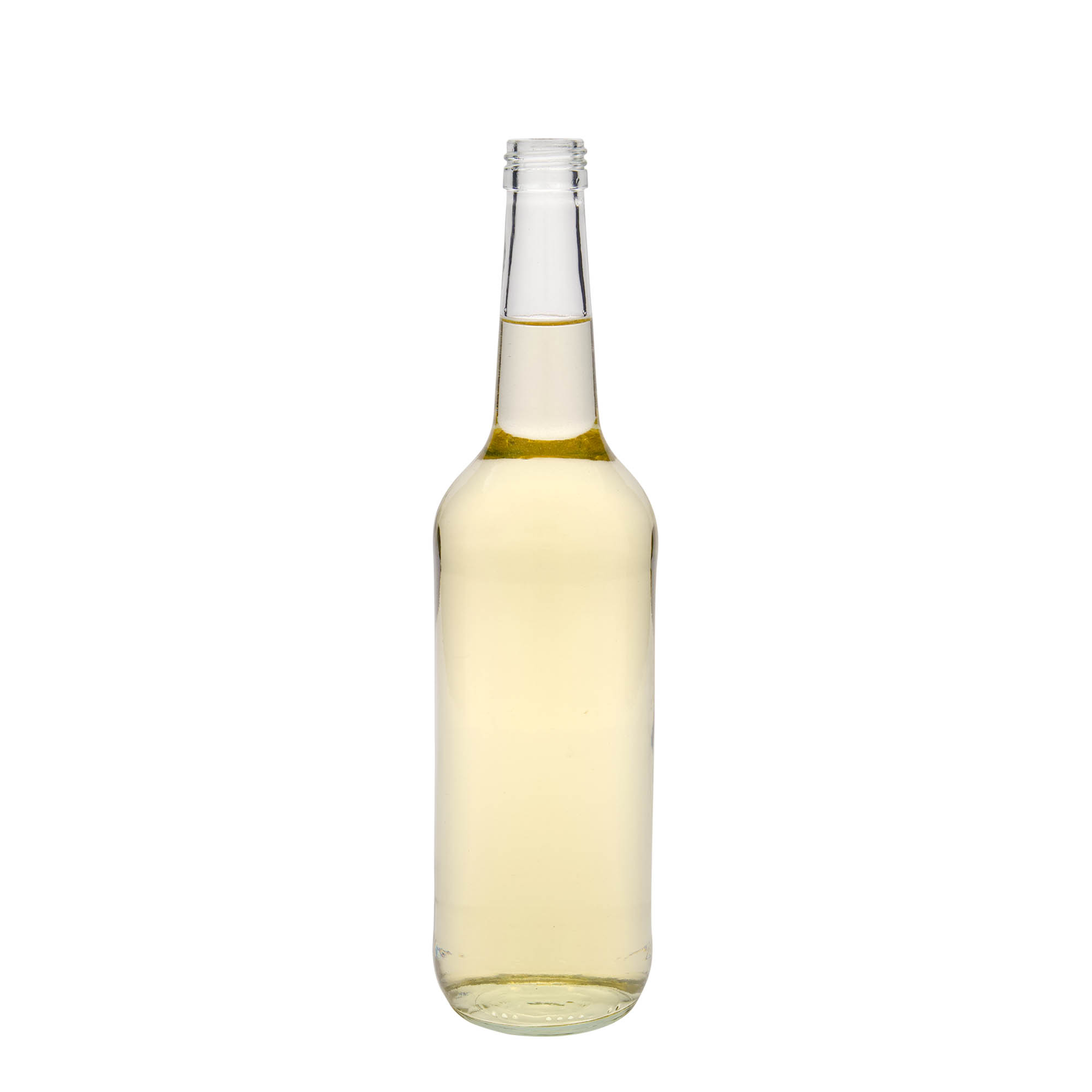 700 ml butelka szklana o prostym szyjce, gwint: PP 28