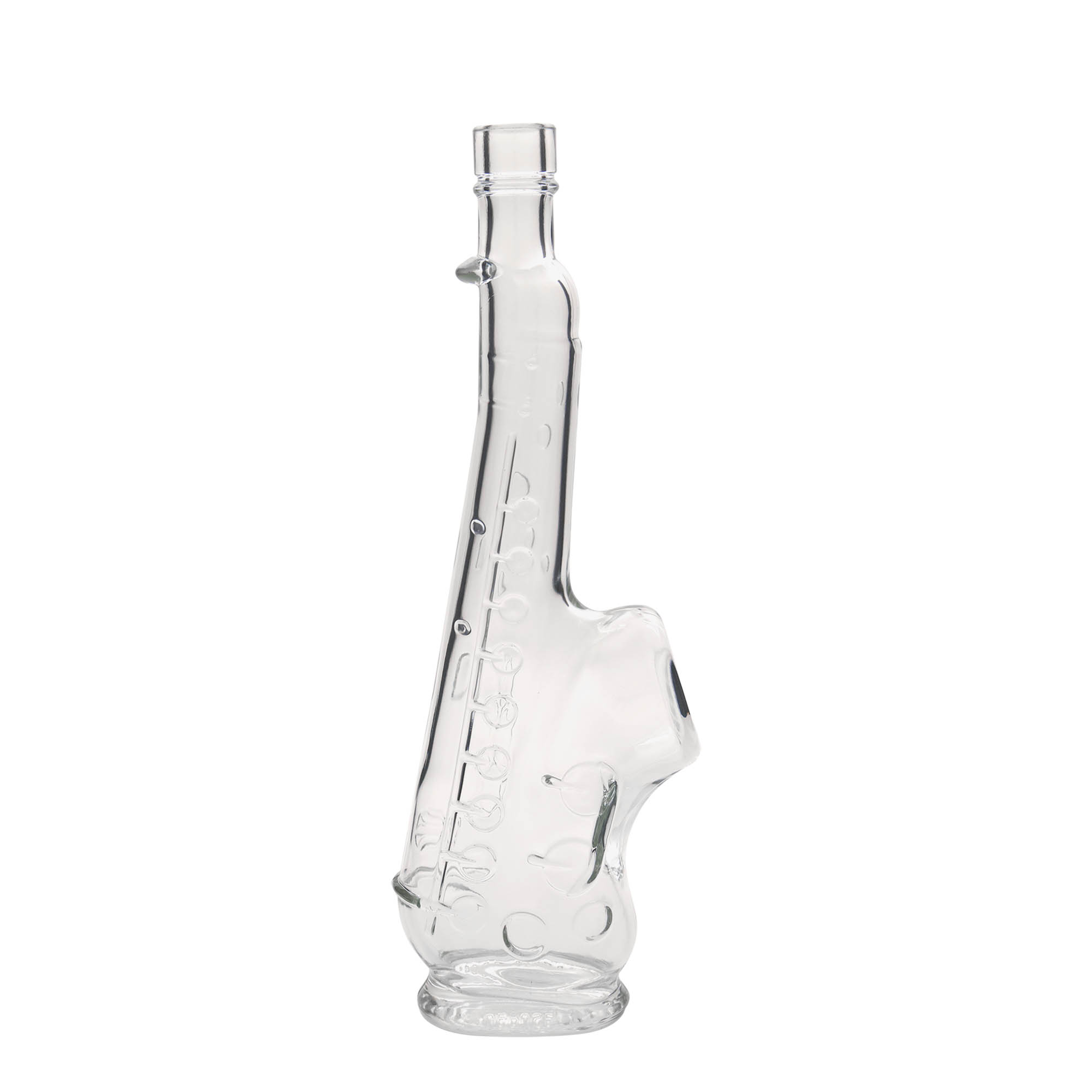 500 ml butelka szklana 'Saksofon', zamknięcie: korek