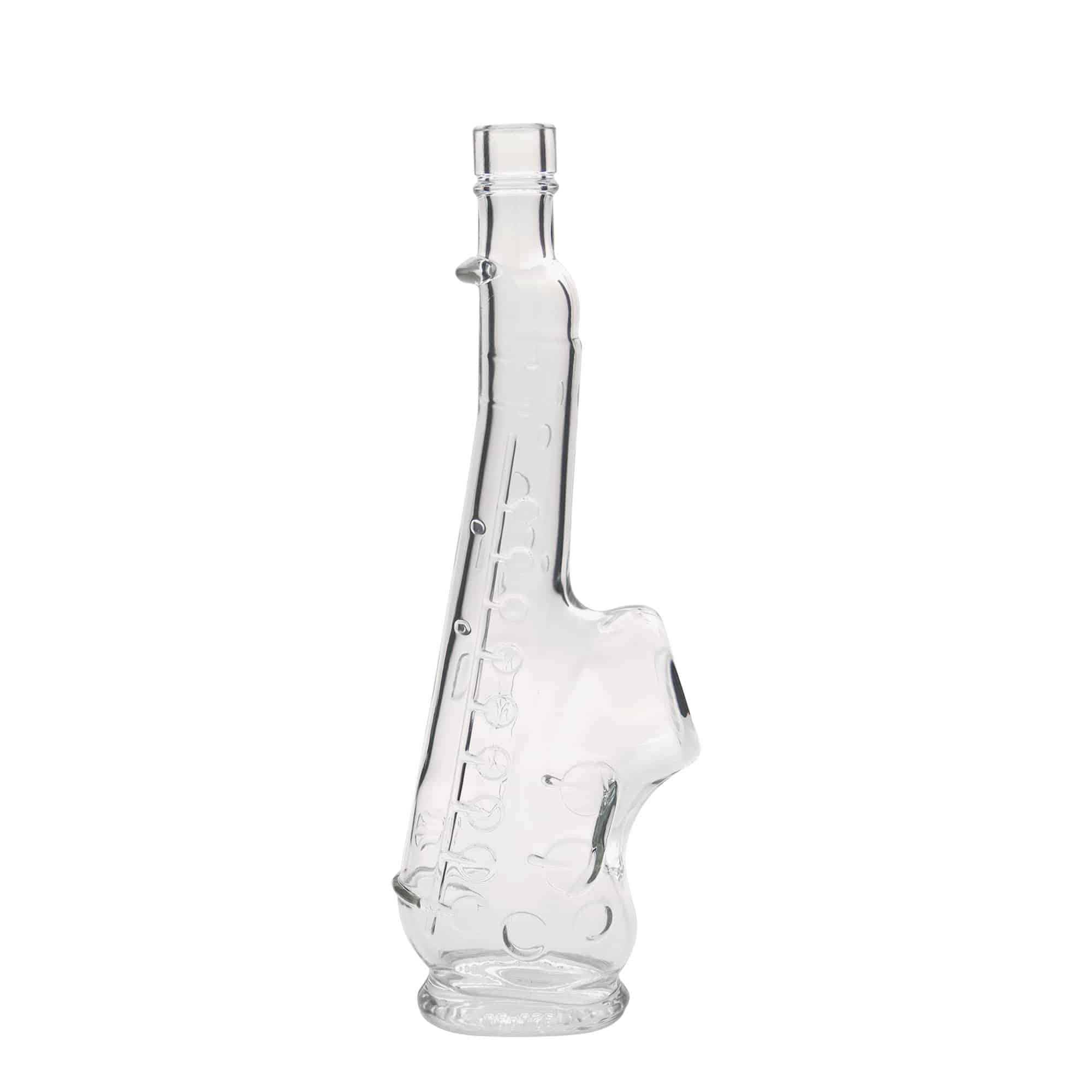 500 ml butelka szklana 'Saksofon', korek wylotowy