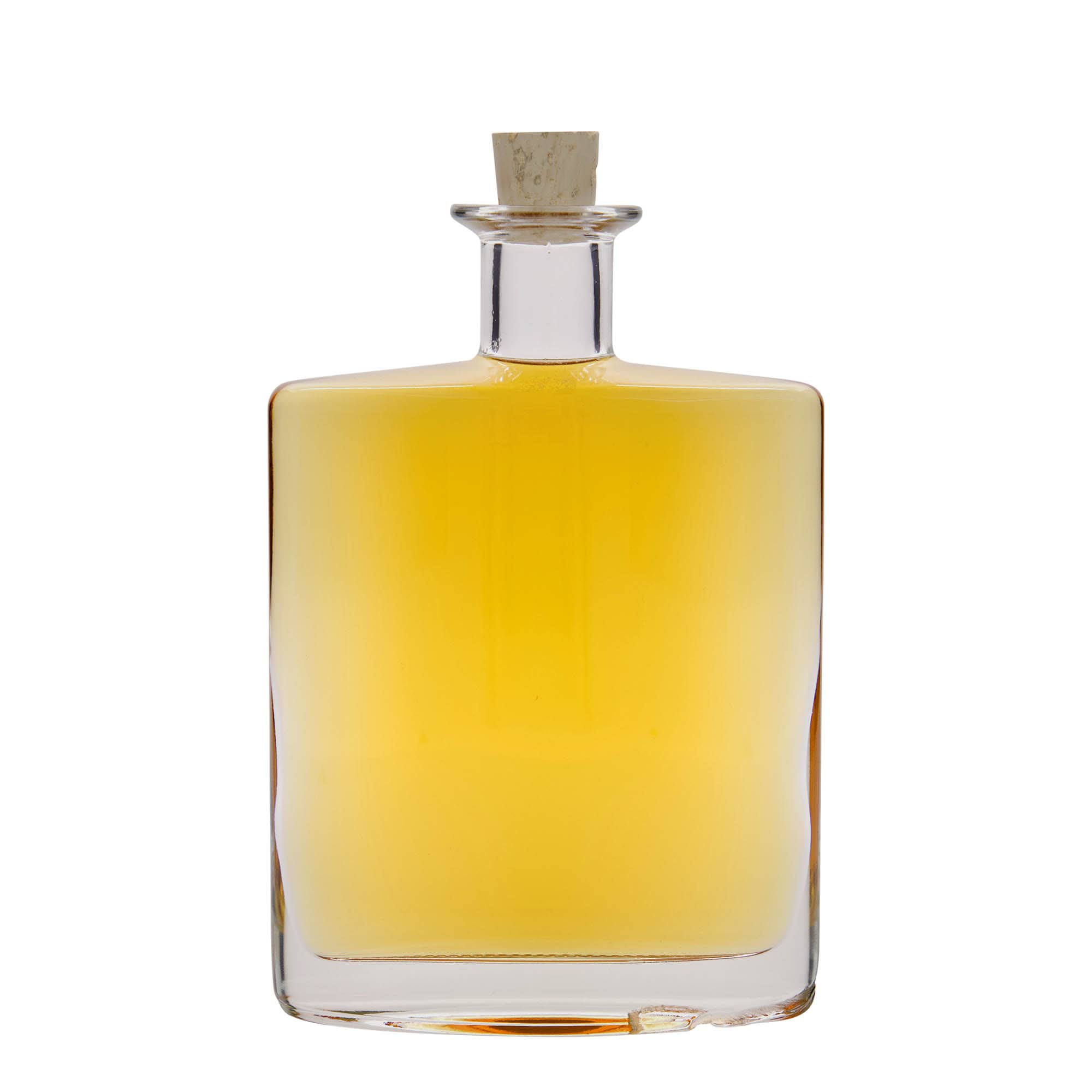 700 ml butelka szklana 'Zorbas', owalna, zamknięcie: korek