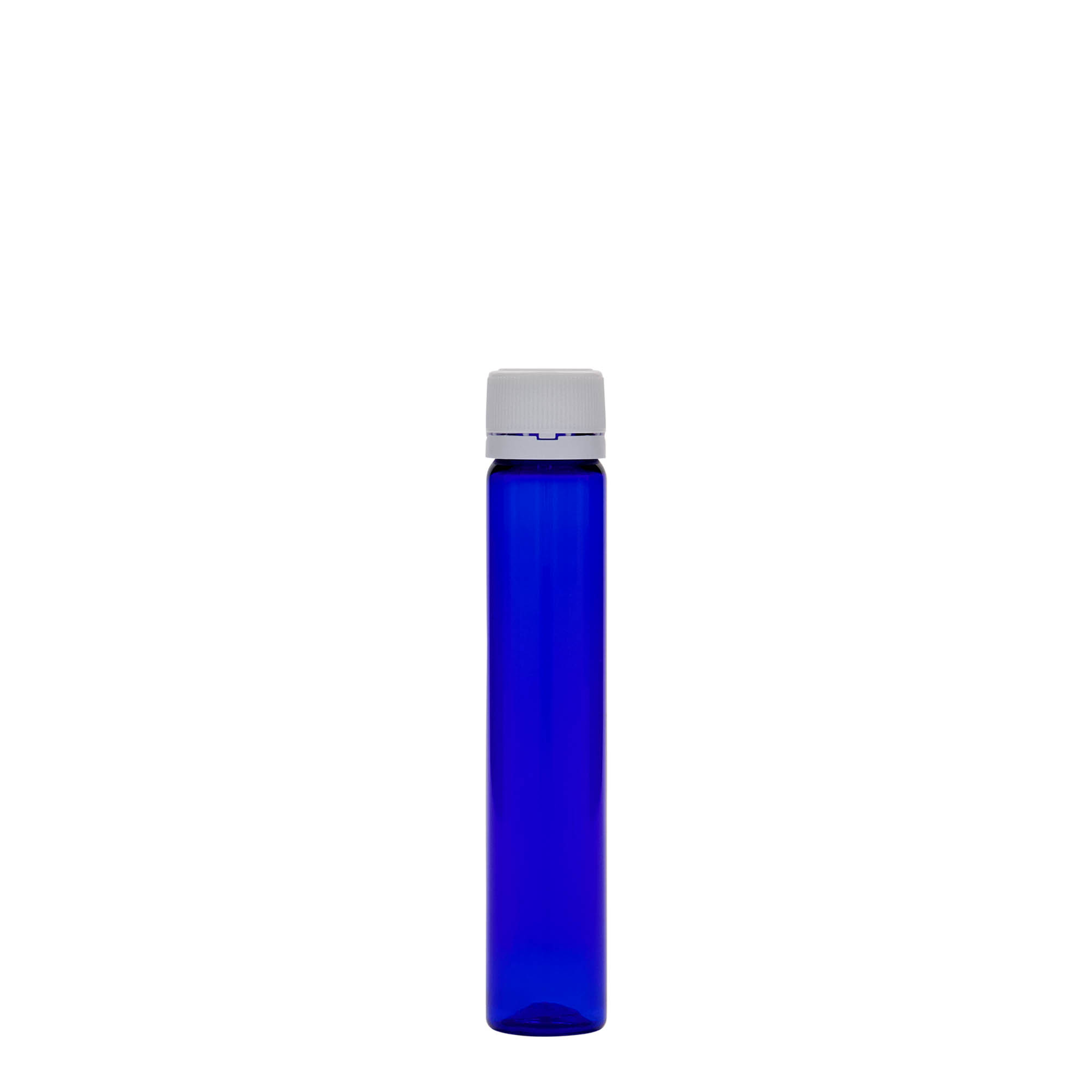 25 ml rurka PET, tworzywo sztuczne, królewski niebieski, zakończenie: zakrętka na gwint