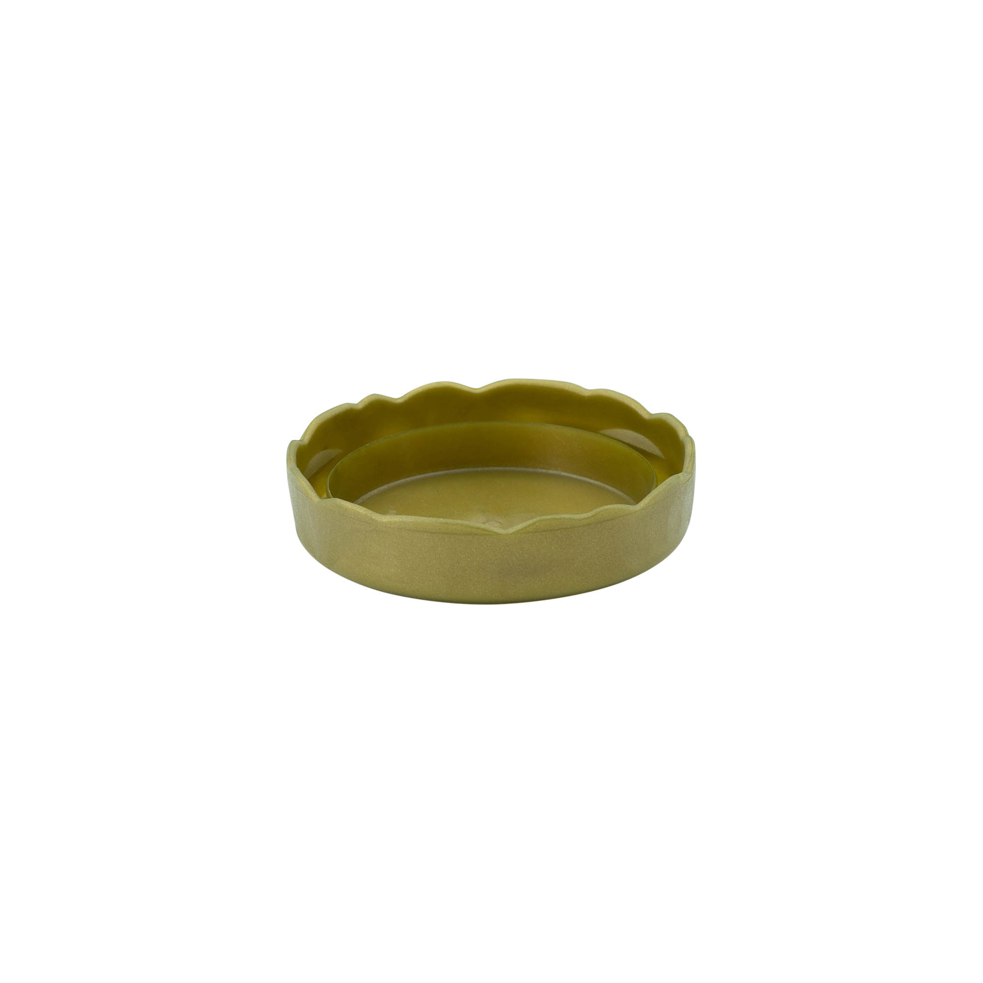 Pokrywka nasuwana do ceramicznego garnka z wąską szyjką, tworzywo HDPE, kolor złoty Pokrywka nasuwana do ceramicznego garnka z wąską szyjką, tworzywo HDPE, kolor złoty