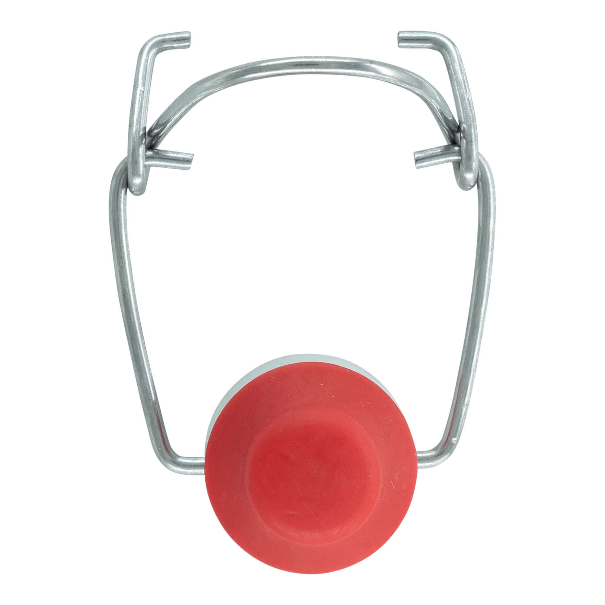 Zapięcie na sprzączkę w rozmiarze specjalnym, tworzywo sztuczne, czerwono-białe